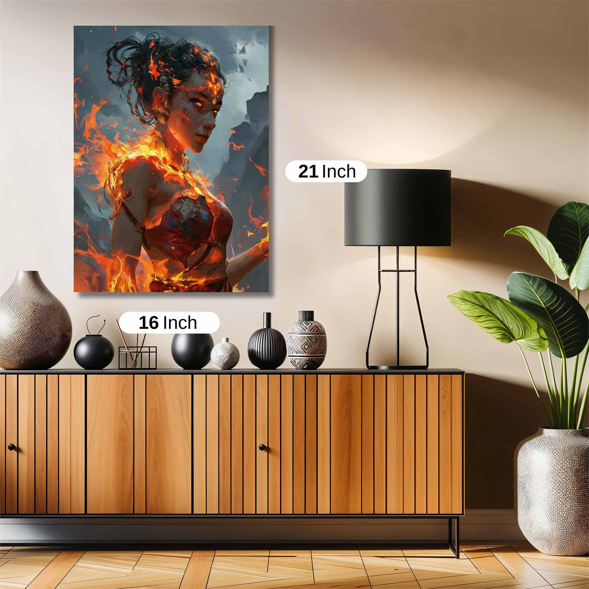 Flame Enchantress Safe Wall Magnetic / M