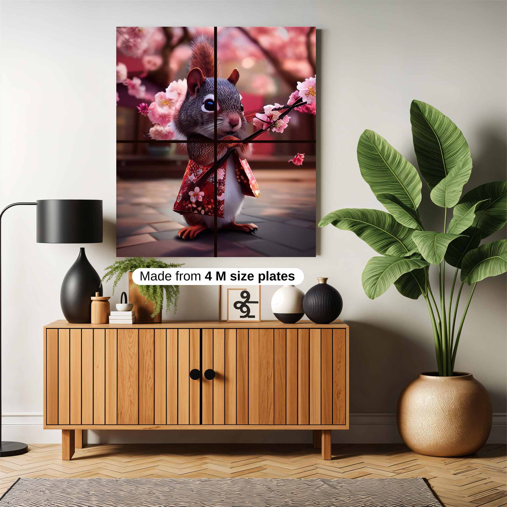 Squirrel Serenity Safe Wall Magnetic / M