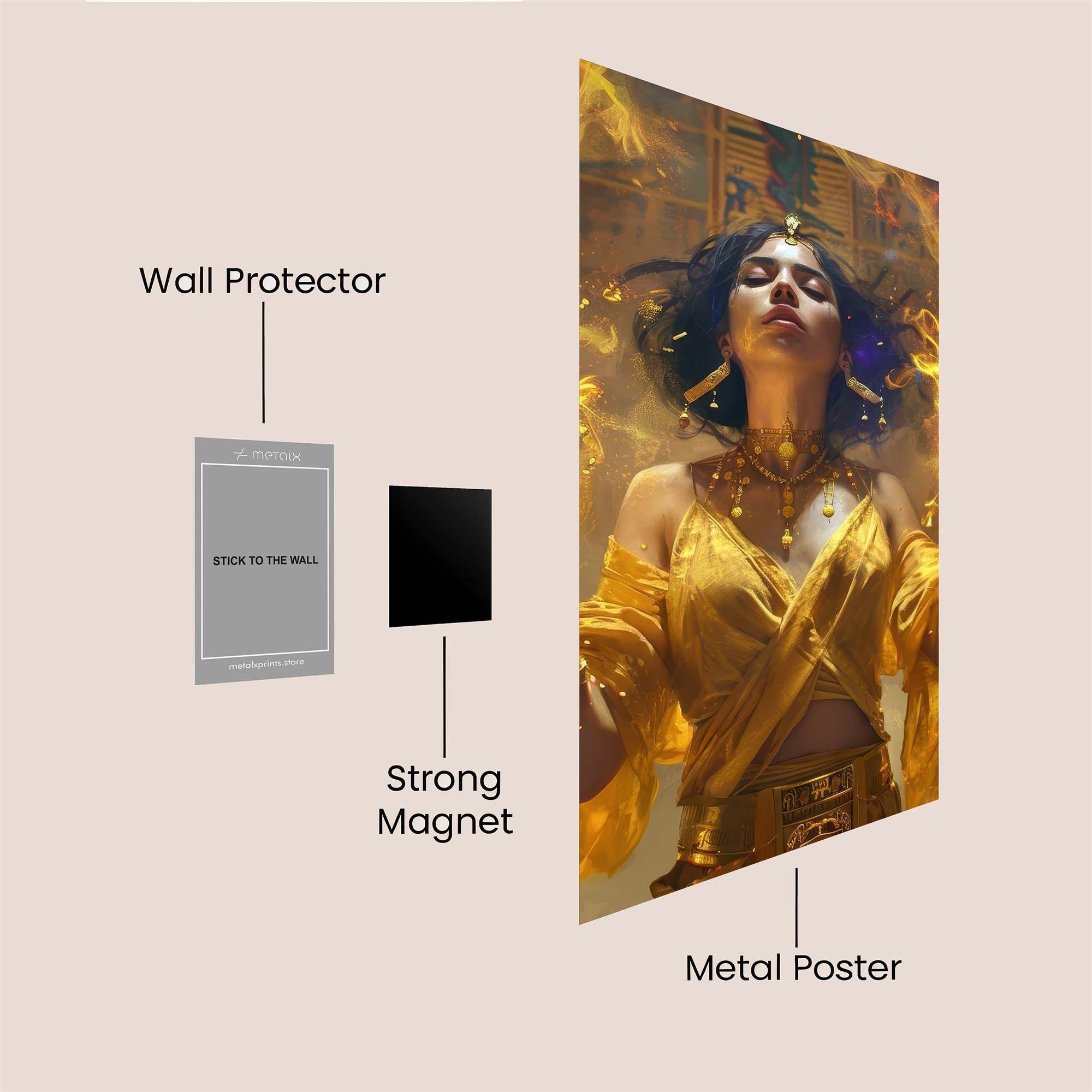 Cleopatra Enflamed Safe Wall Magnetic / M