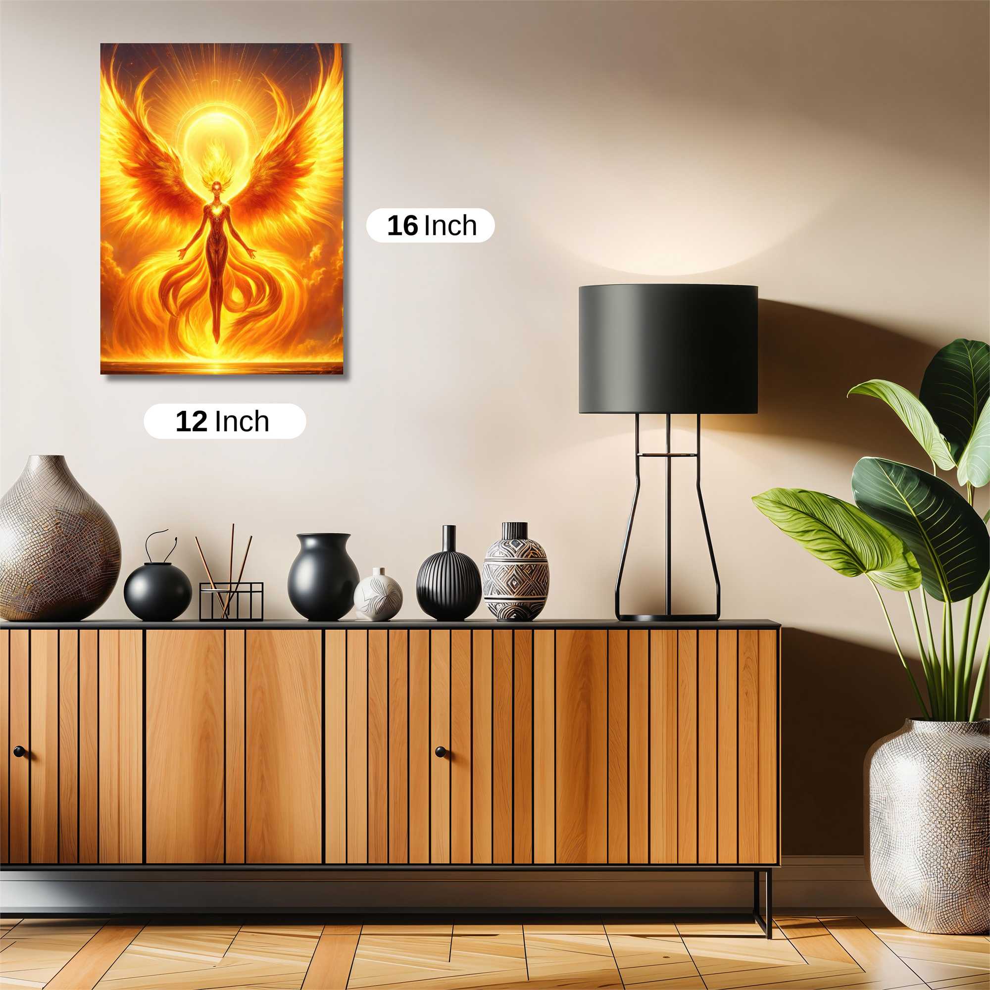 Phoenix Rebirth Safe Wall Magnetic / M