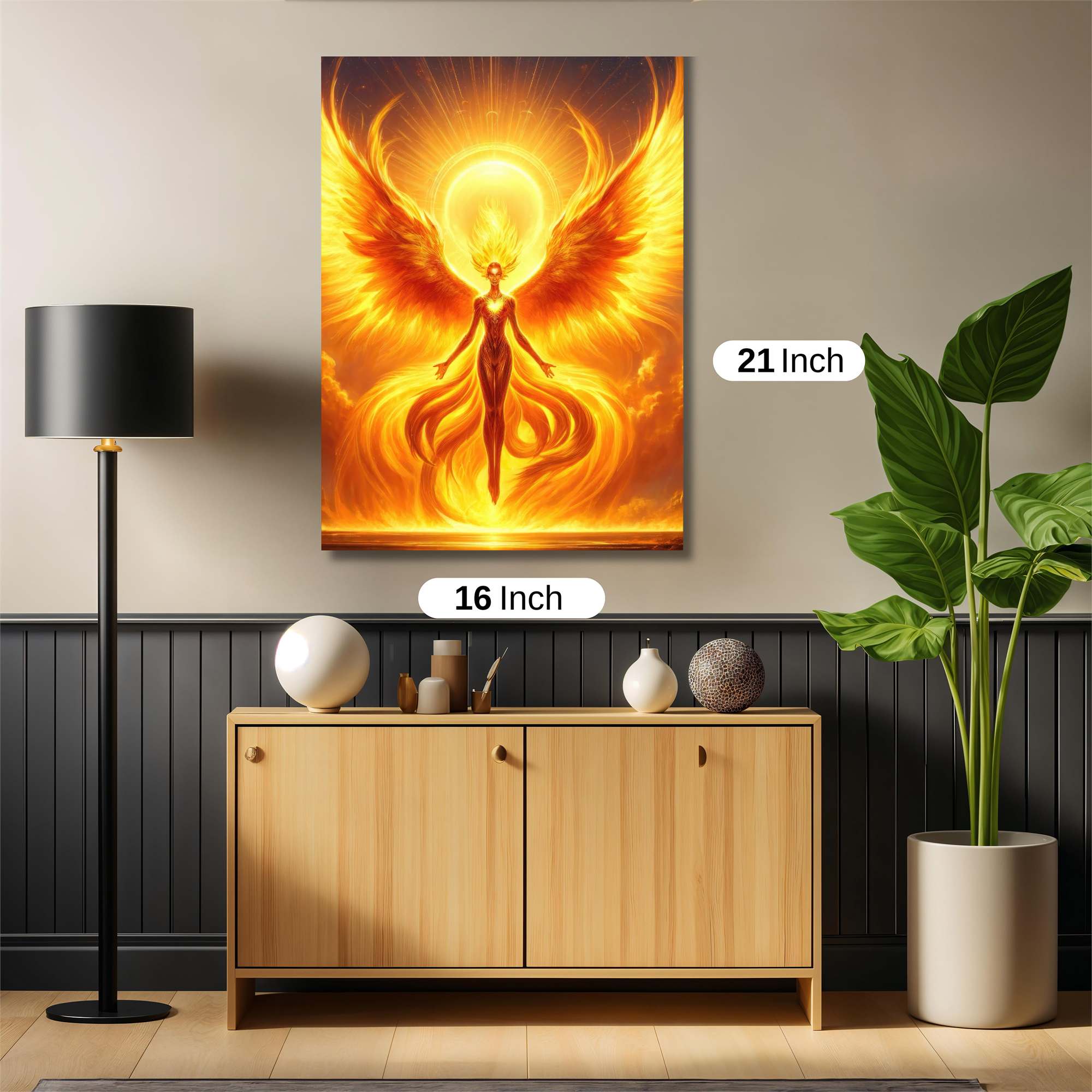 Phoenix Rebirth Safe Wall Magnetic / M