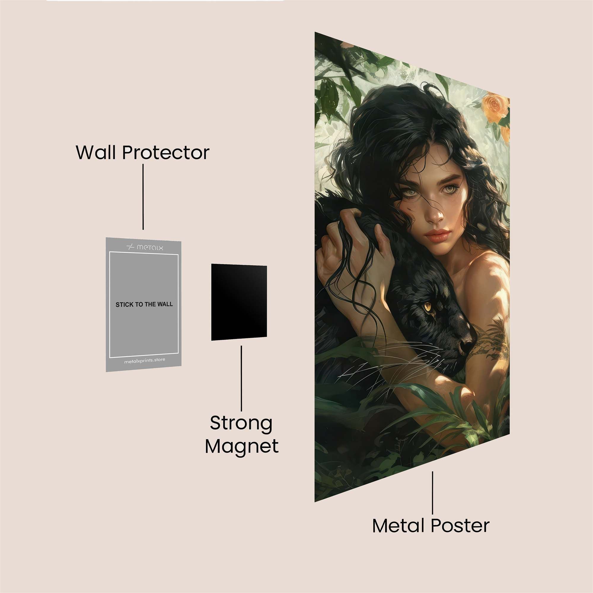 Panther Serenity Safe Wall Magnetic / M