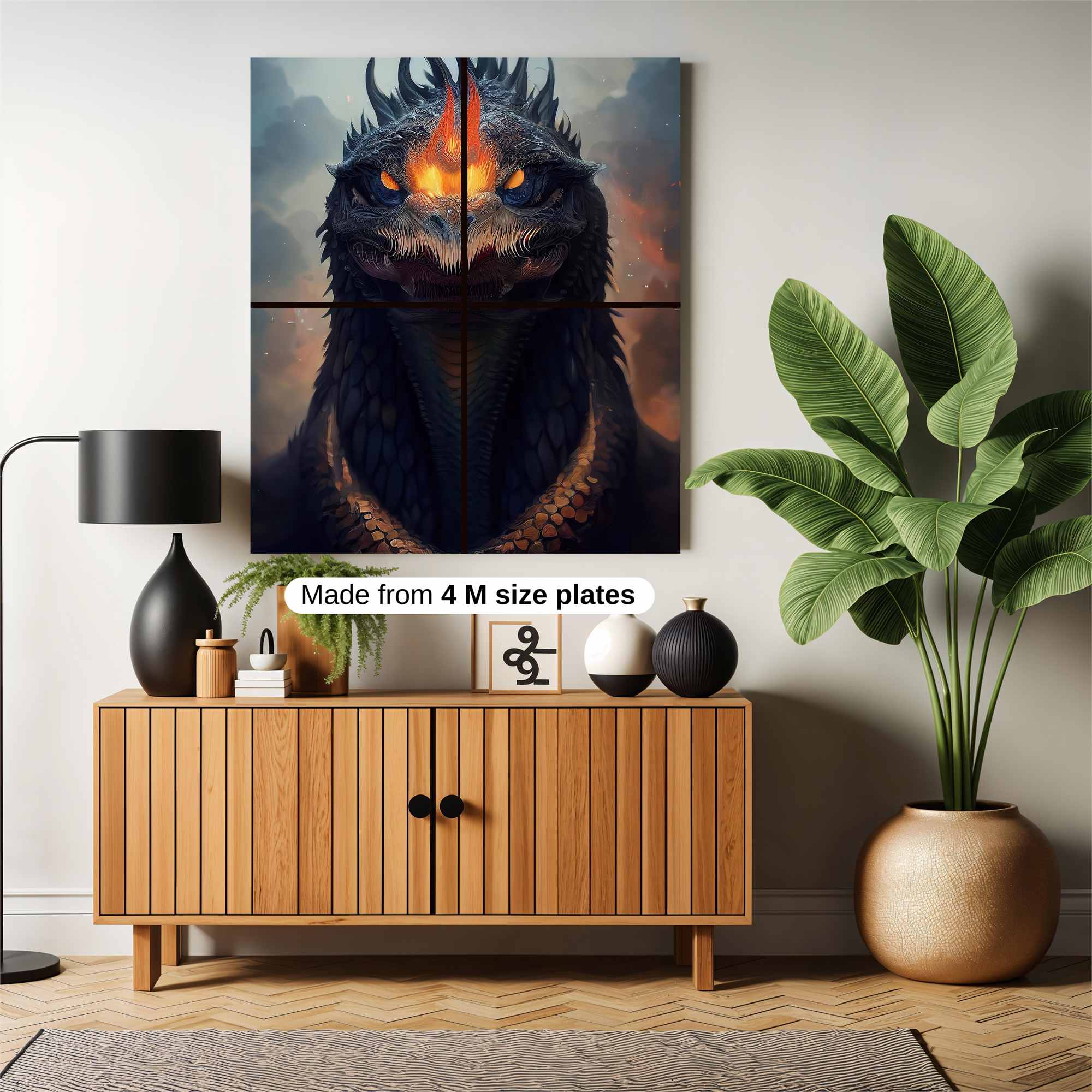 Godzilla Blaze Safe Wall Magnetic / M