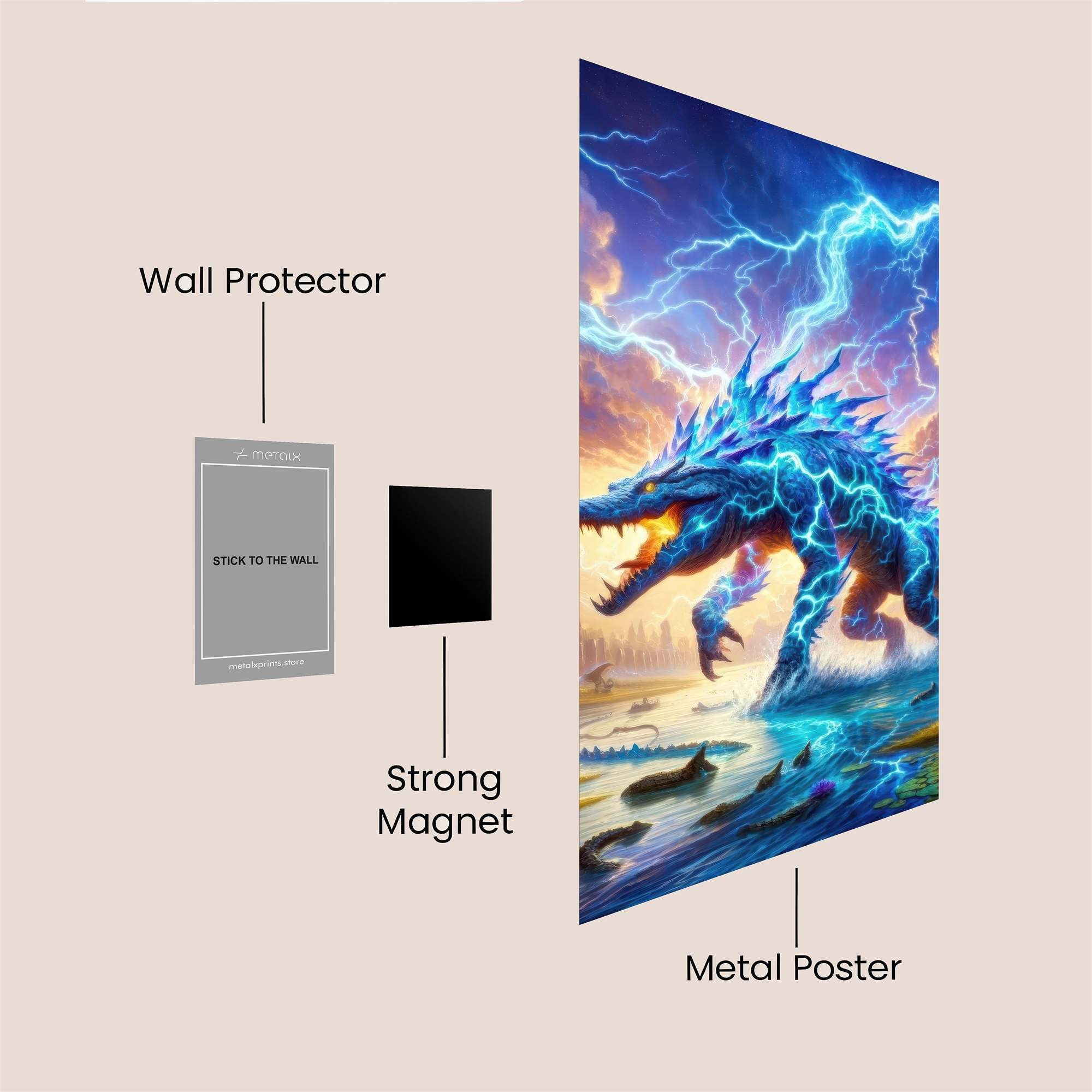 Thunderbeast Safe Wall Magnetic / M