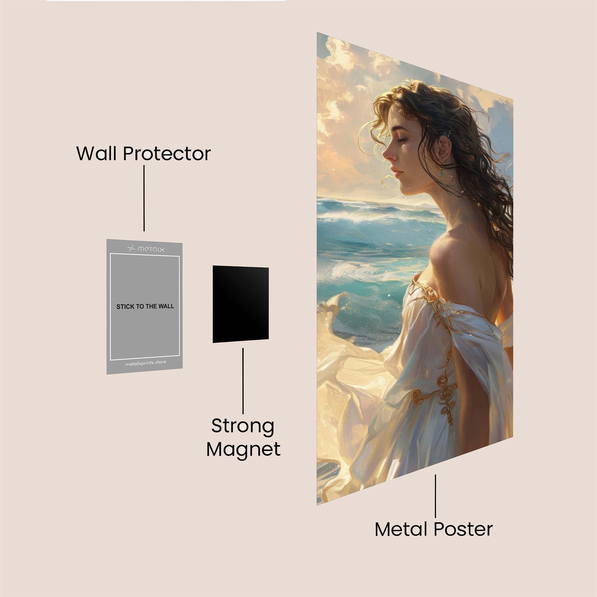 Oceanic Serenity Safe Wall Magnetic / M