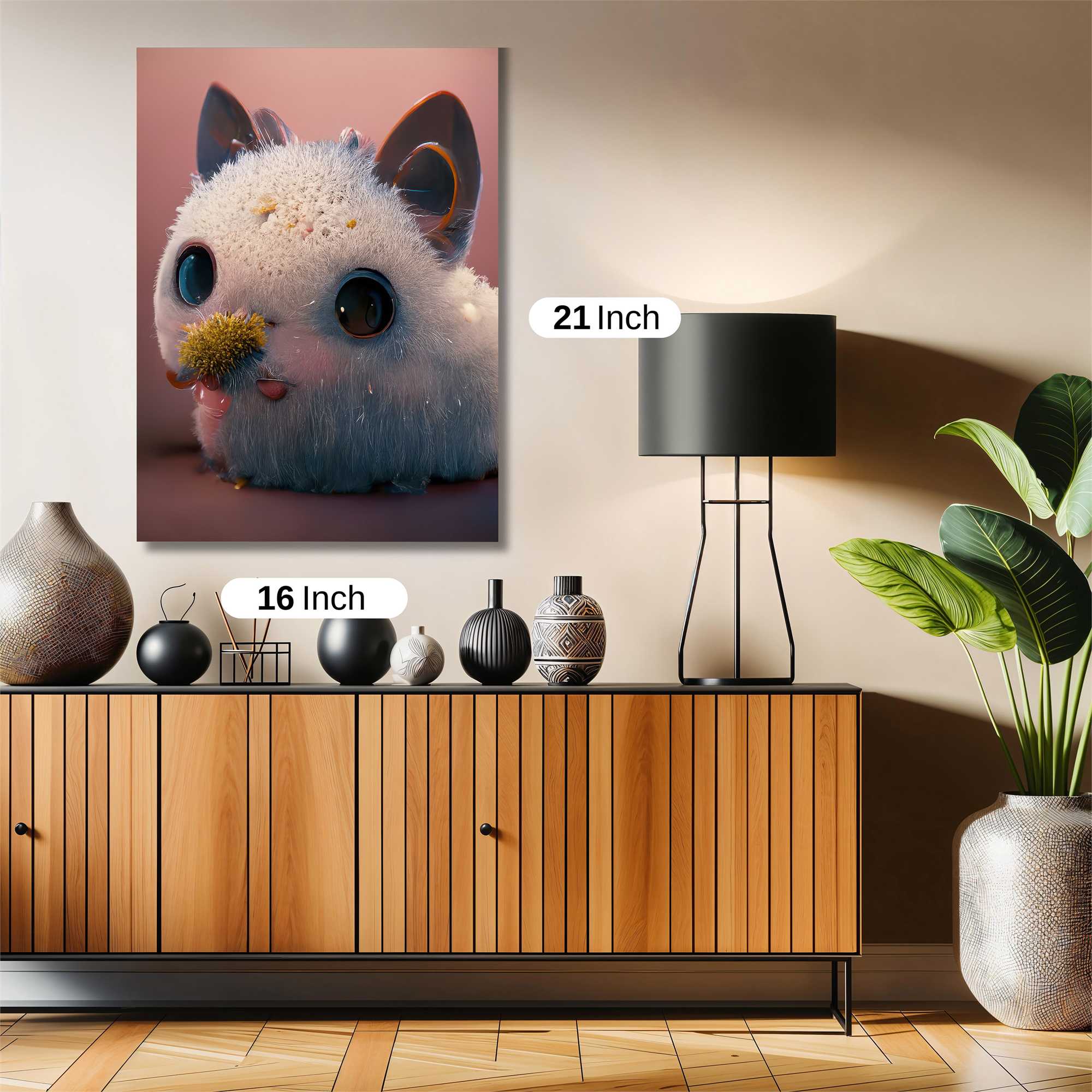 Fluffy Whimsy Safe Wall Magnetic / M