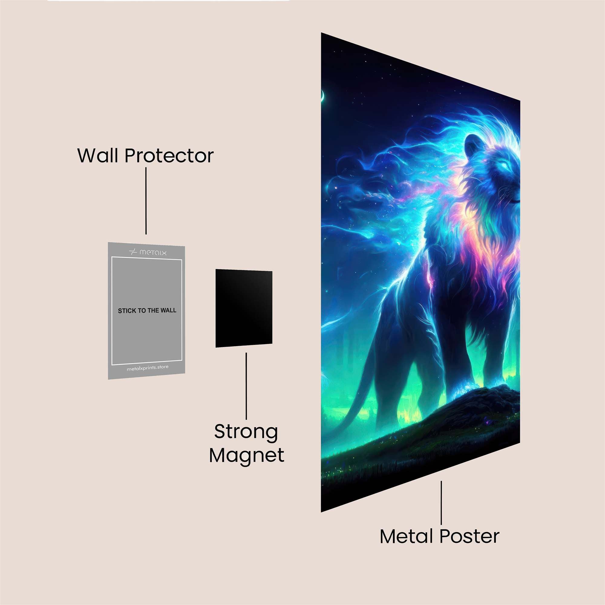Luminous Majesty Safe Wall Magnetic / M