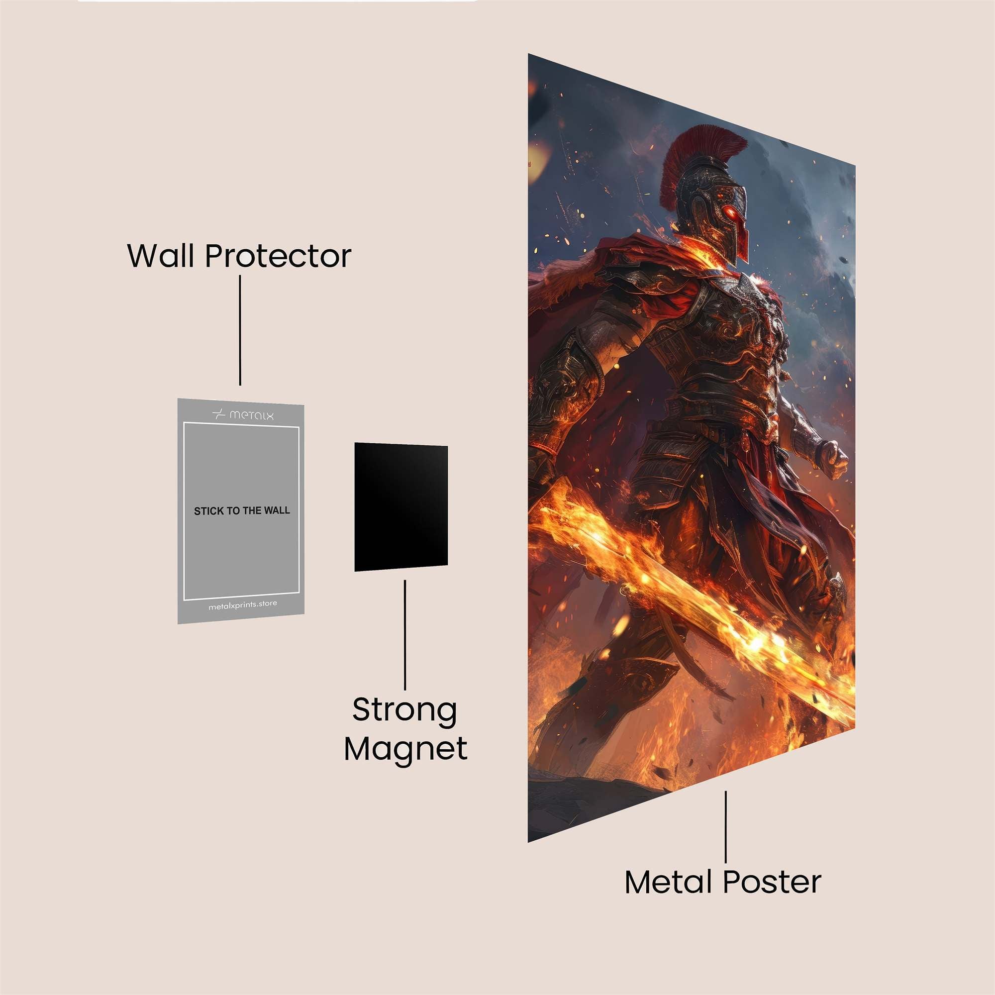 Ares Enraged Safe Wall Magnetic / M