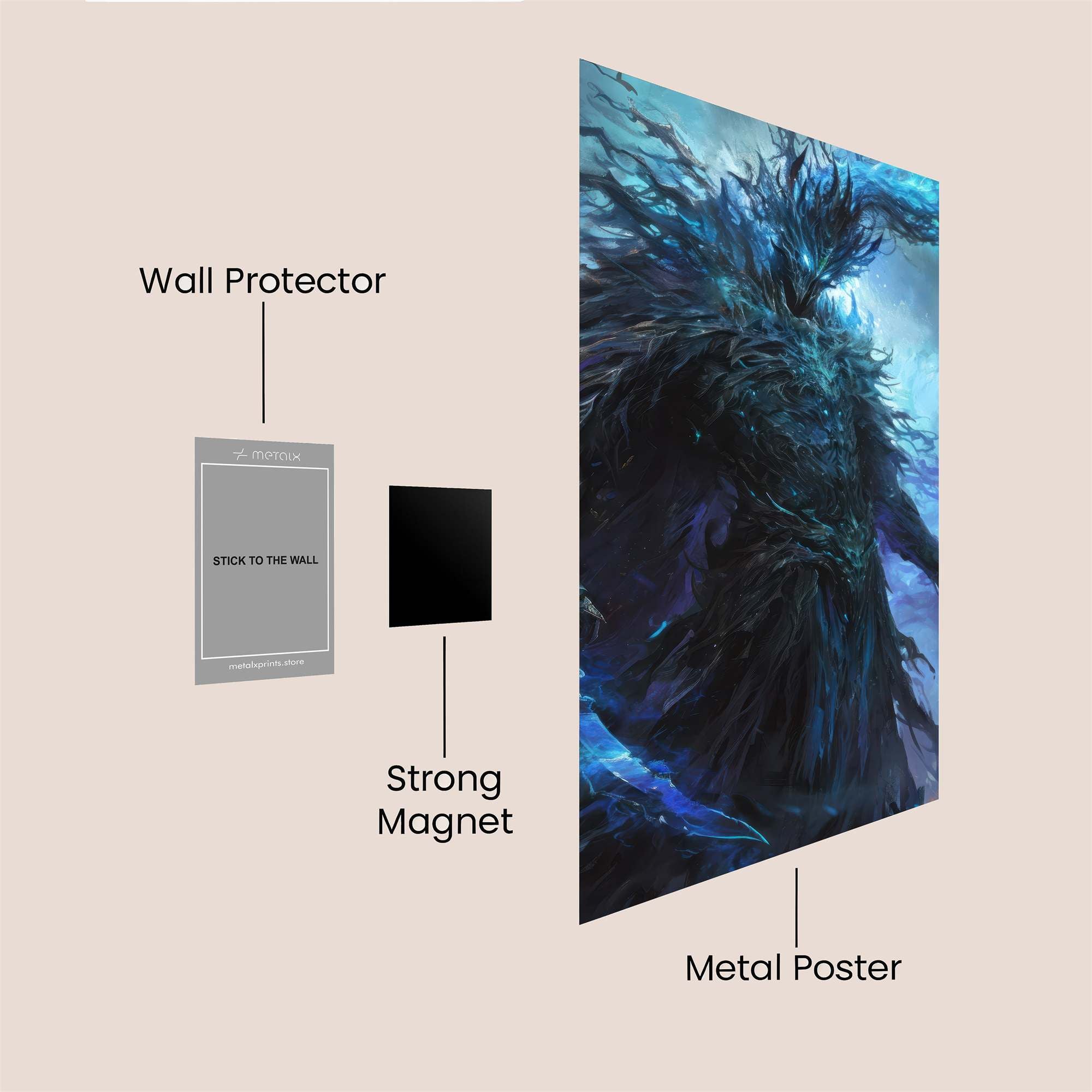 Grim Enigma Safe Wall Magnetic / M