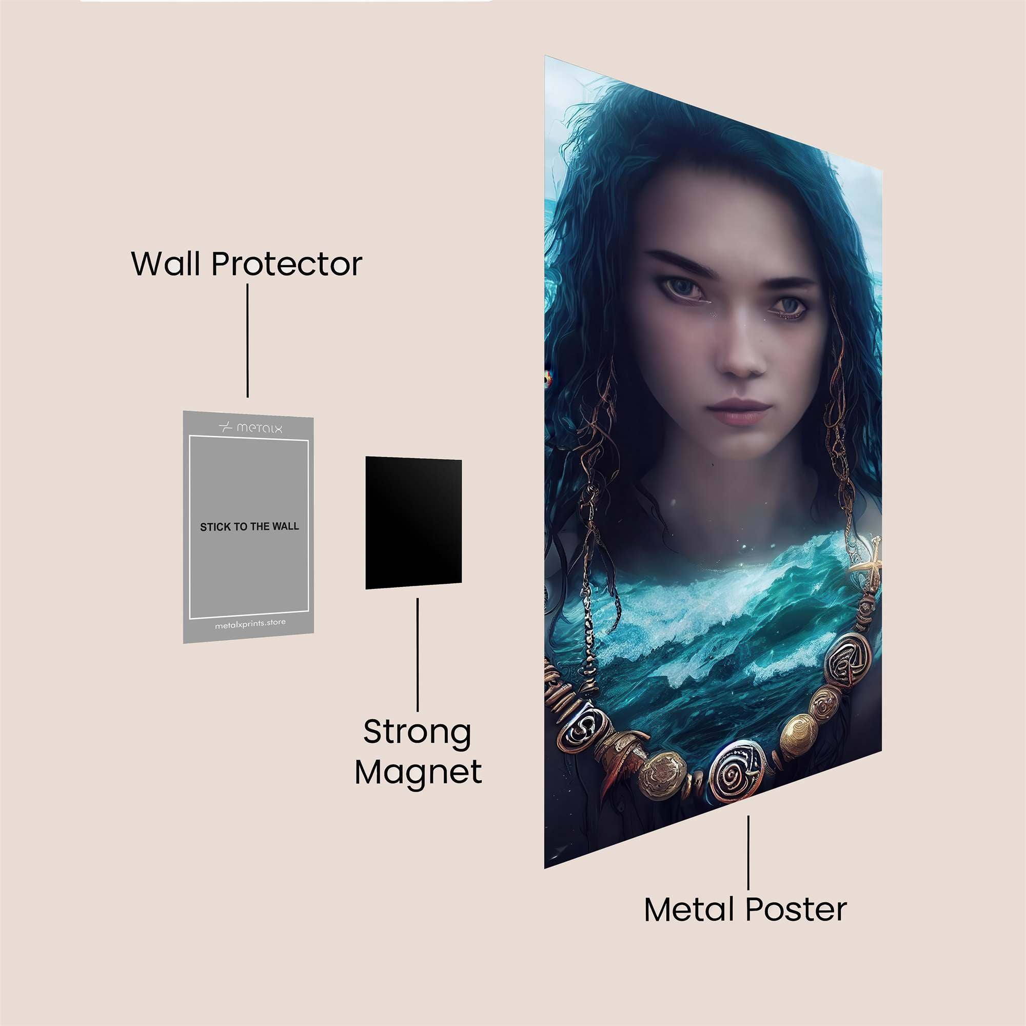 Oceanic Enigma Safe Wall Magnetic / M