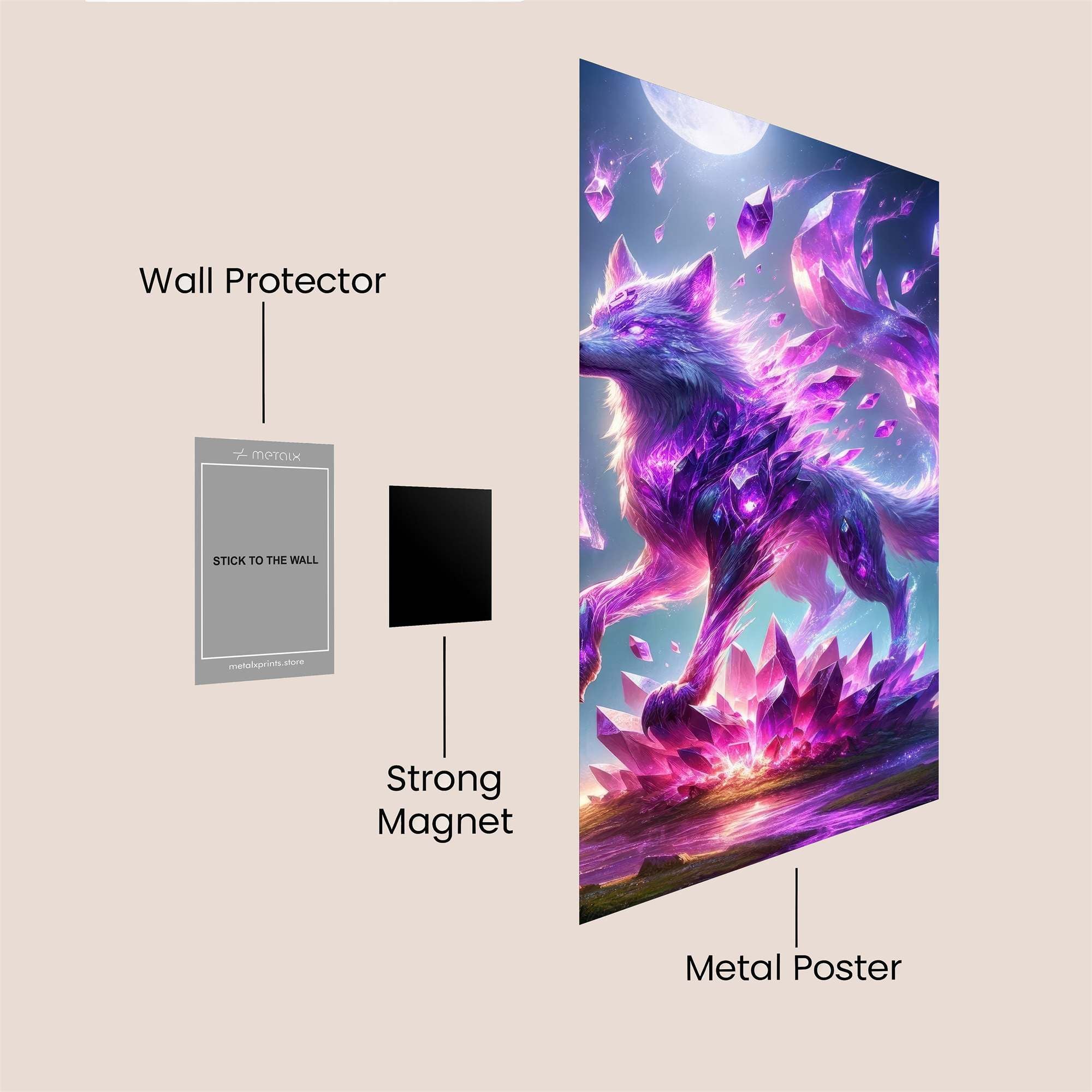 Crystal Majesty Safe Wall Magnetic / M