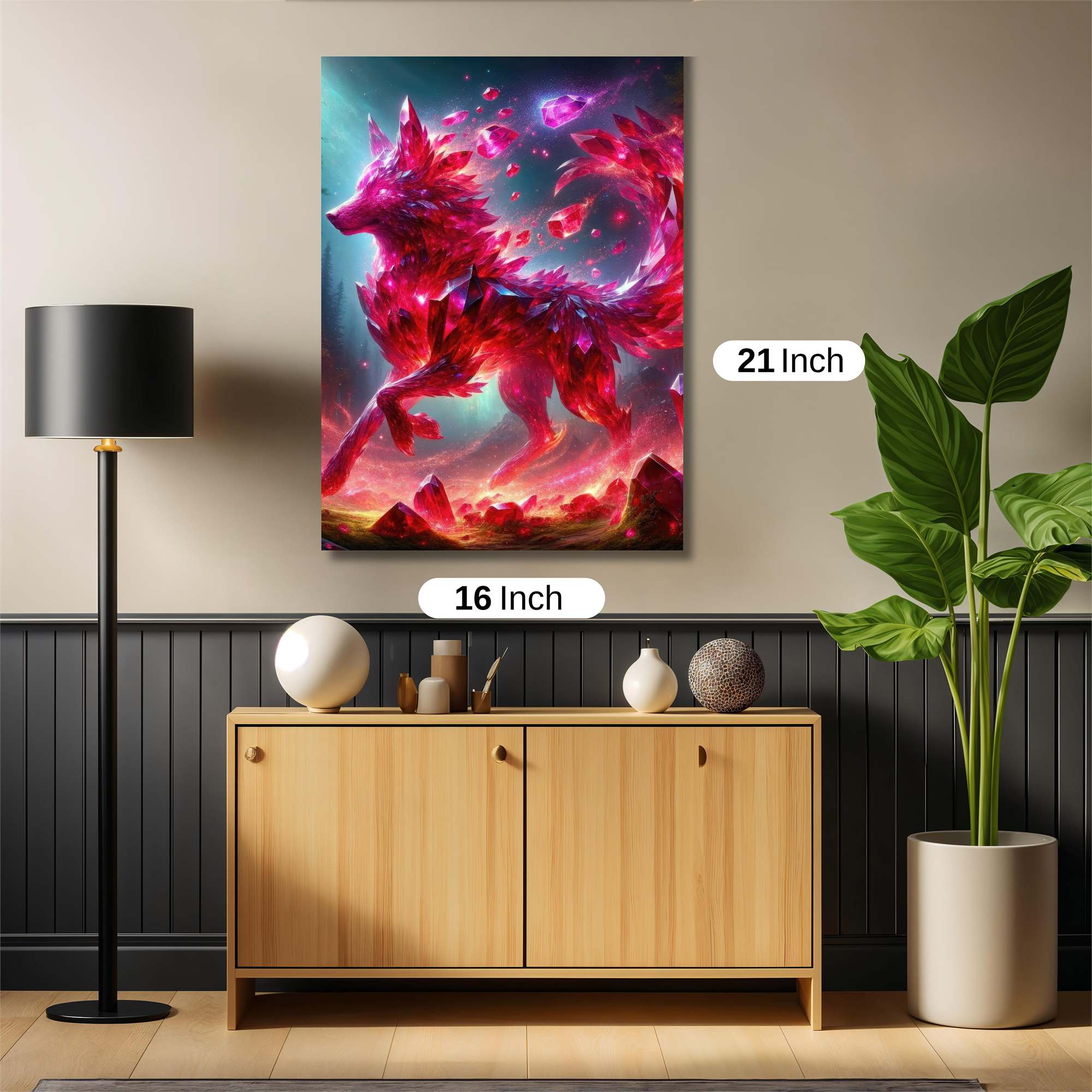 Crystal Serenity Safe Wall Magnetic / M