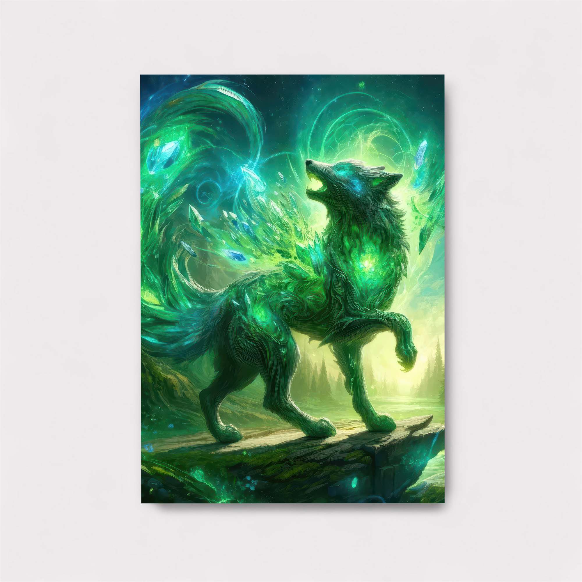 Luminous Wolf Safe Wall Magnetic / M