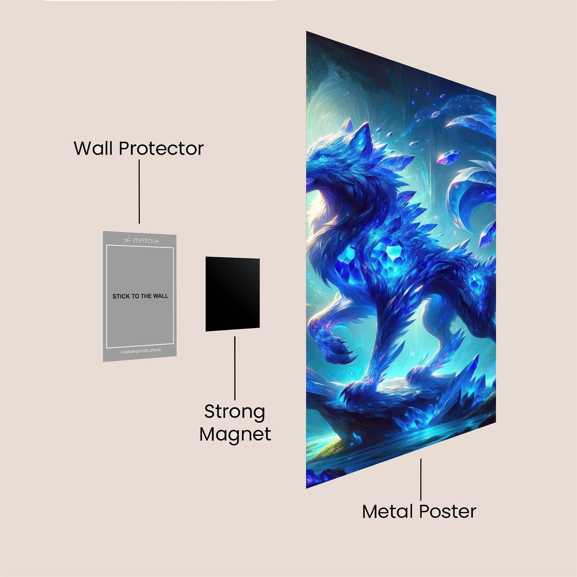 Crystal Majesty Safe Wall Magnetic / M