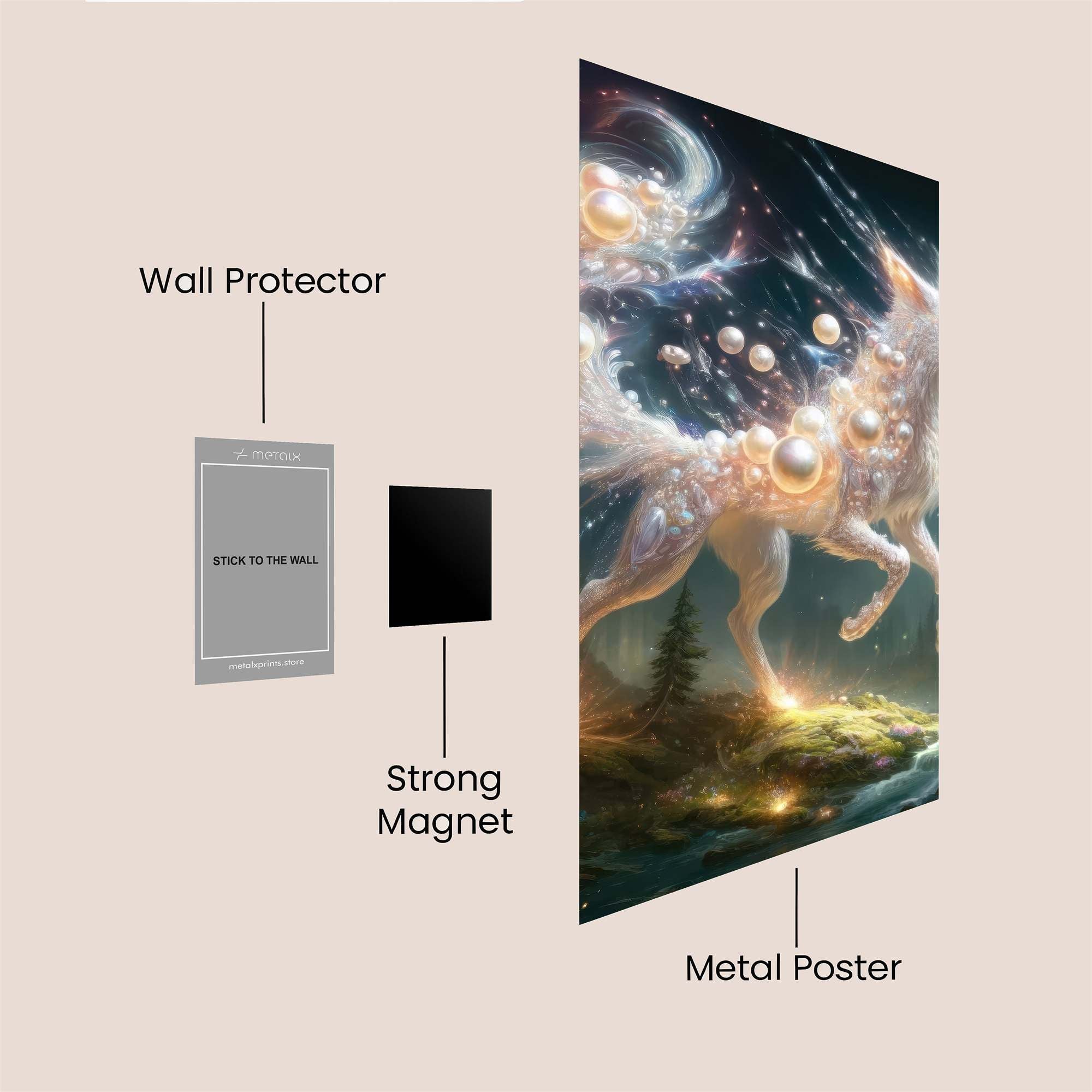 PearlFox Radiant Safe Wall Magnetic / M