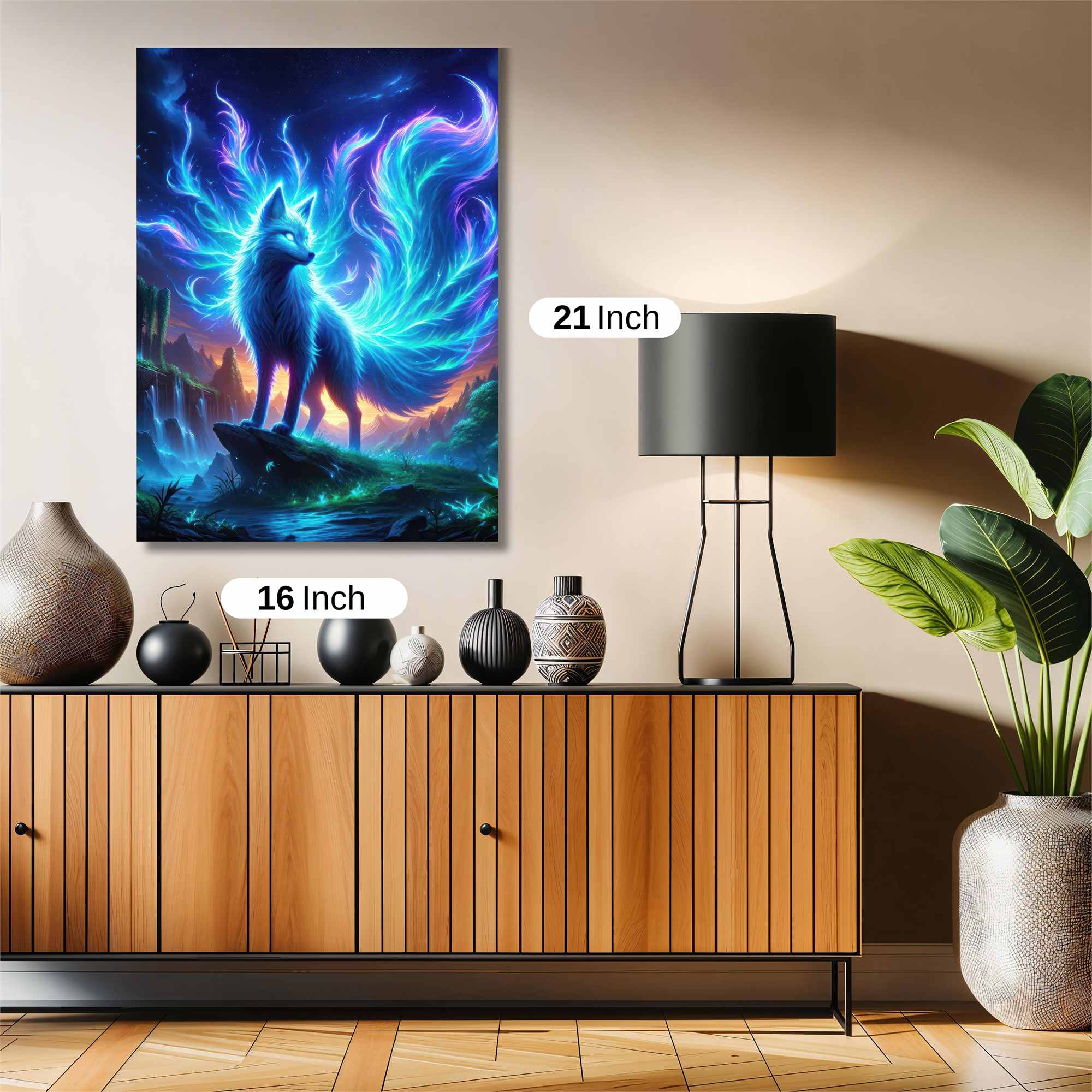 Luminous Fox Safe Wall Magnetic / M