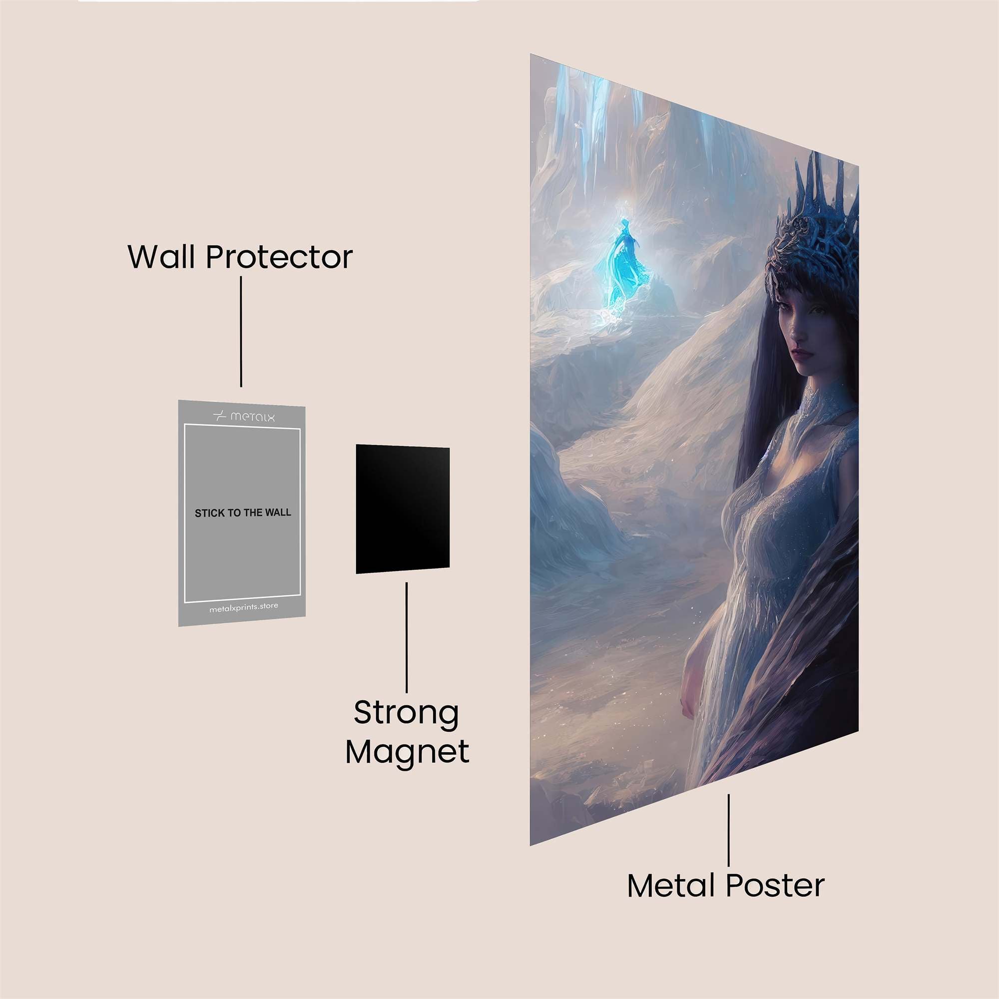 Ice Empress Safe Wall Magnetic / M