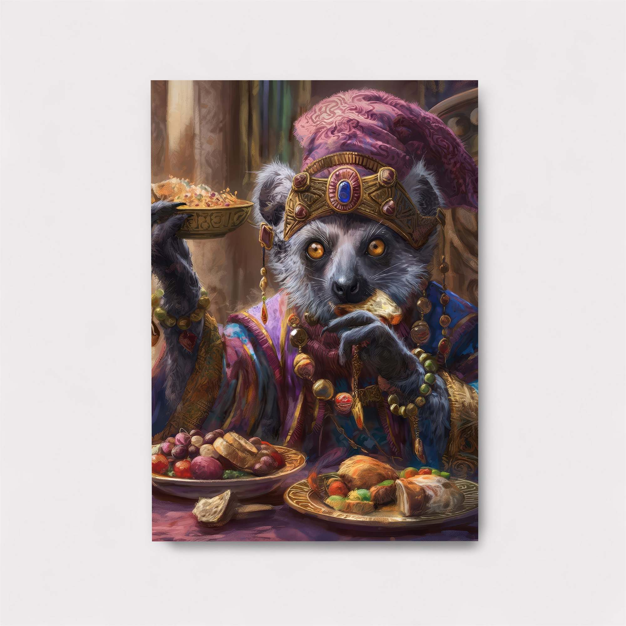 Lemur Feast Safe Wall Magnetic / M