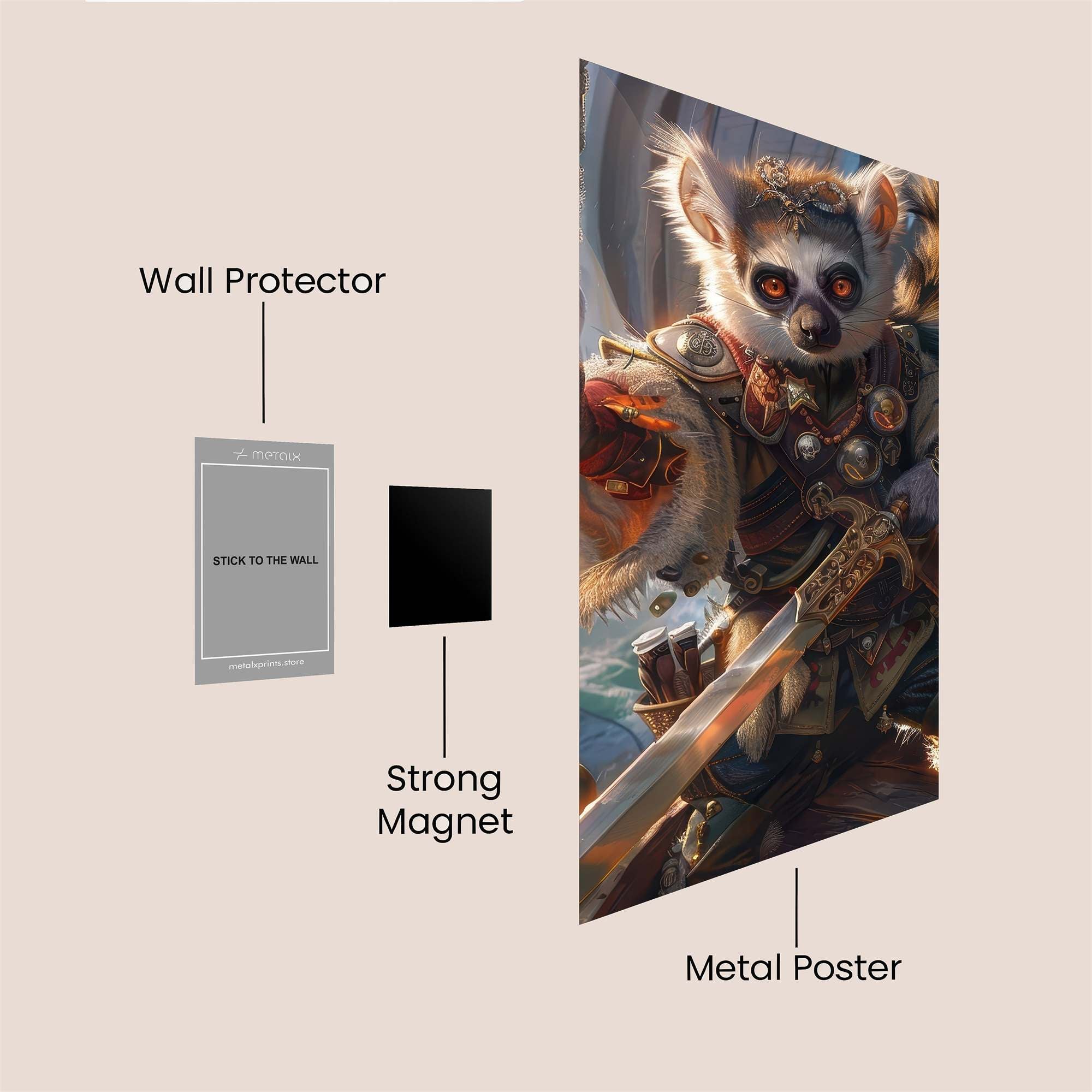 Lemur Buccaneer Safe Wall Magnetic / M