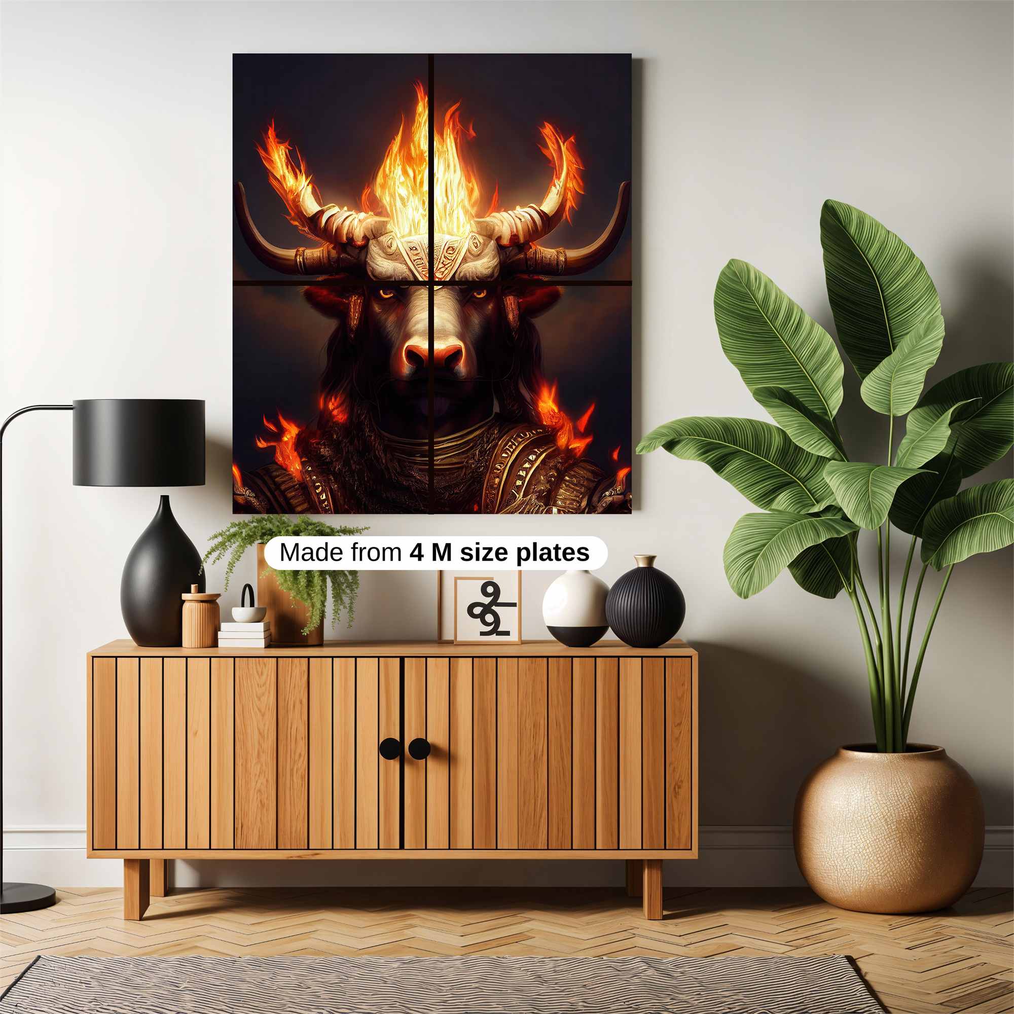 Nandi Fiery Safe Wall Magnetic / M