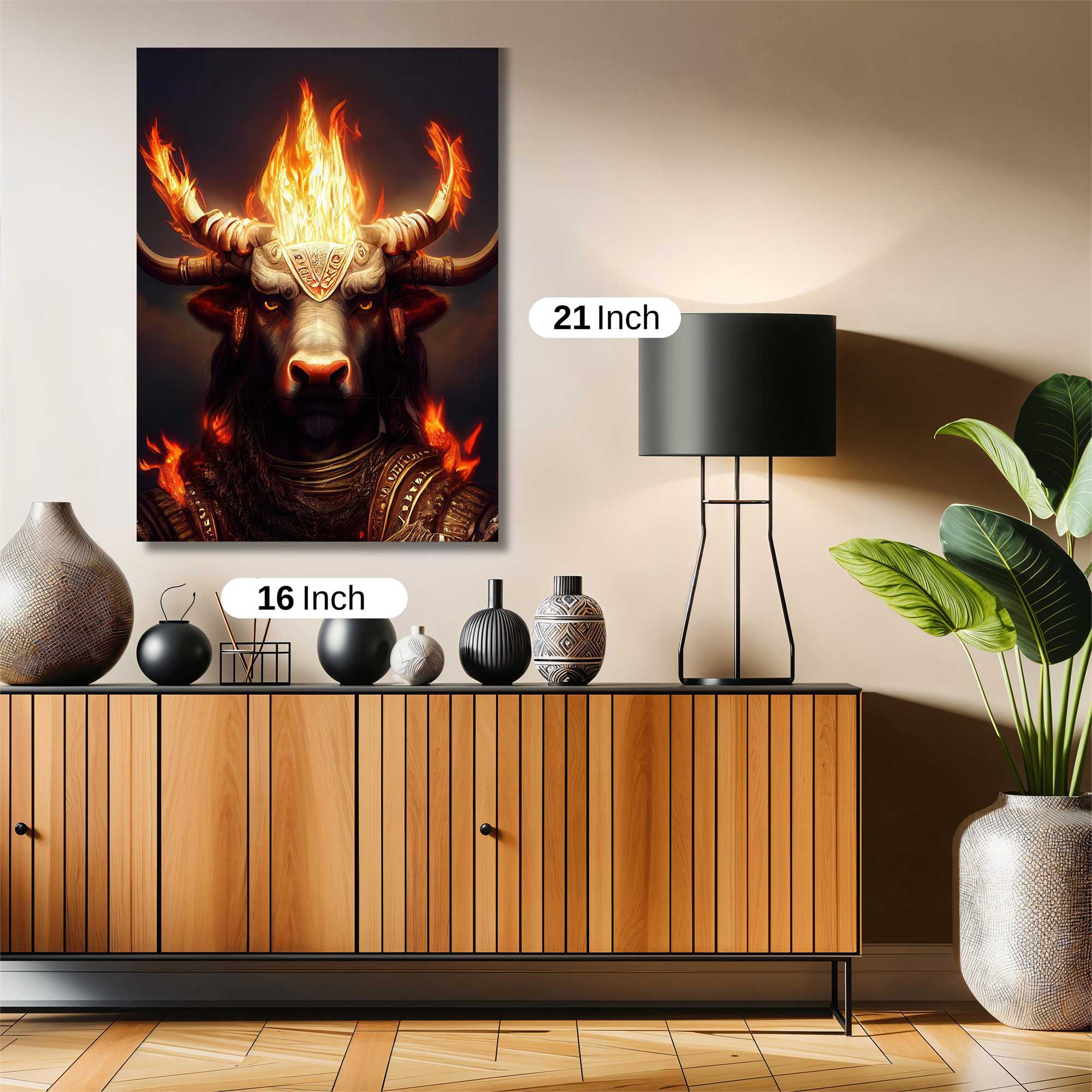 Nandi Fiery Safe Wall Magnetic / M