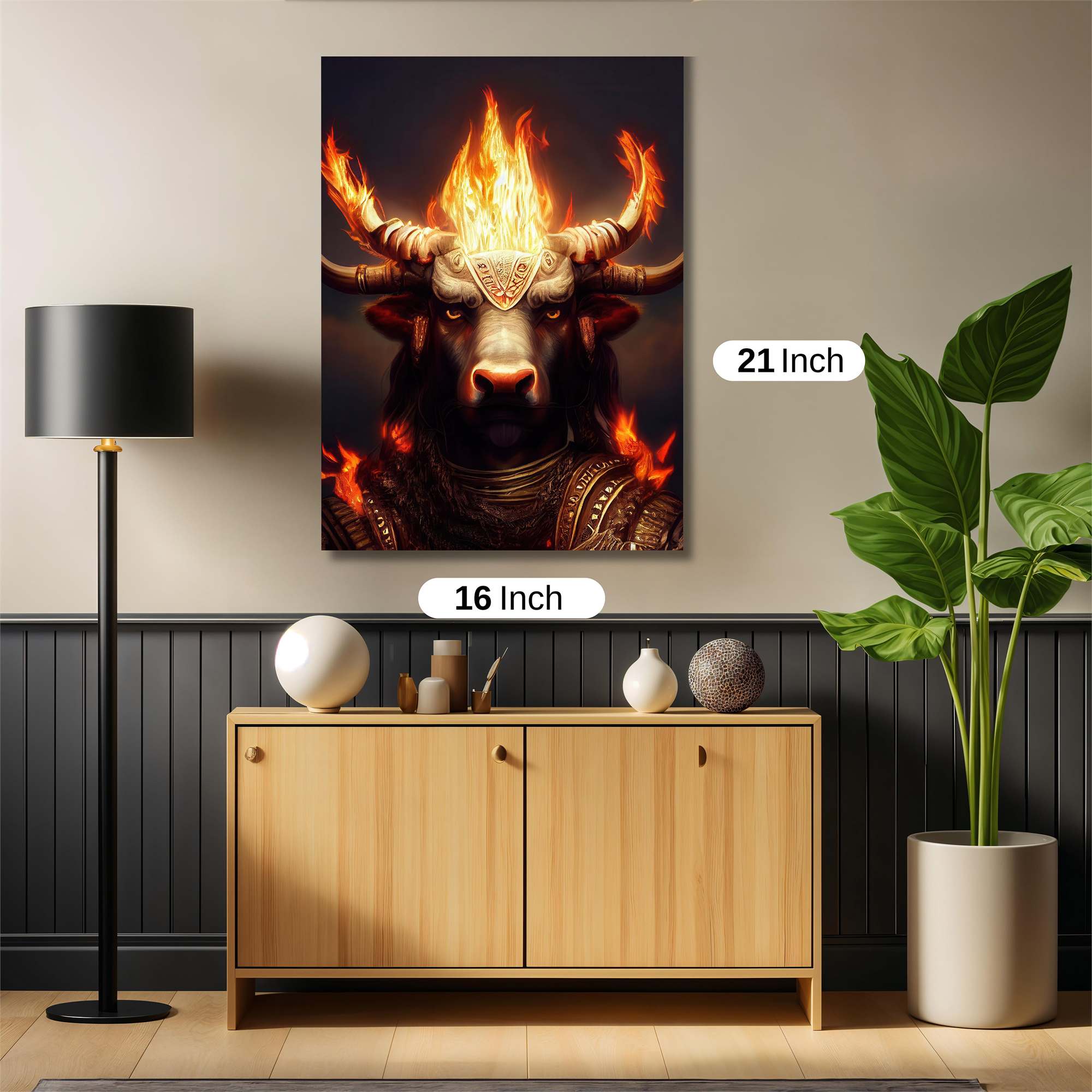 Nandi Fiery Safe Wall Magnetic / M