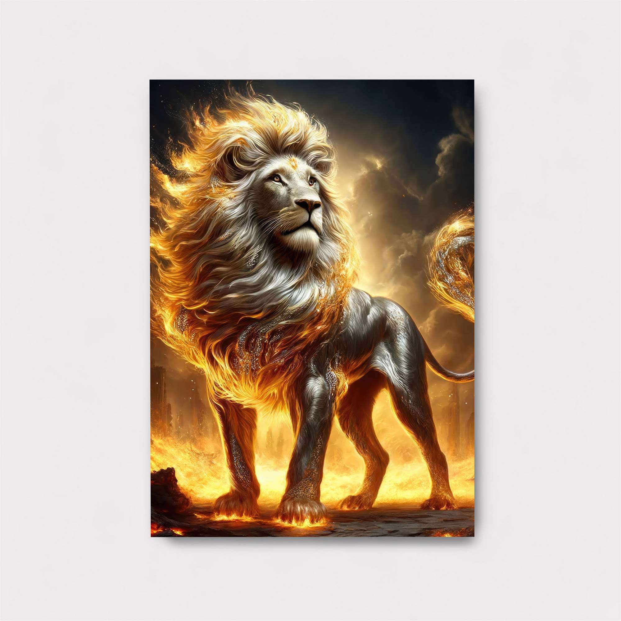 Lion Blaze Safe Wall Magnetic / M