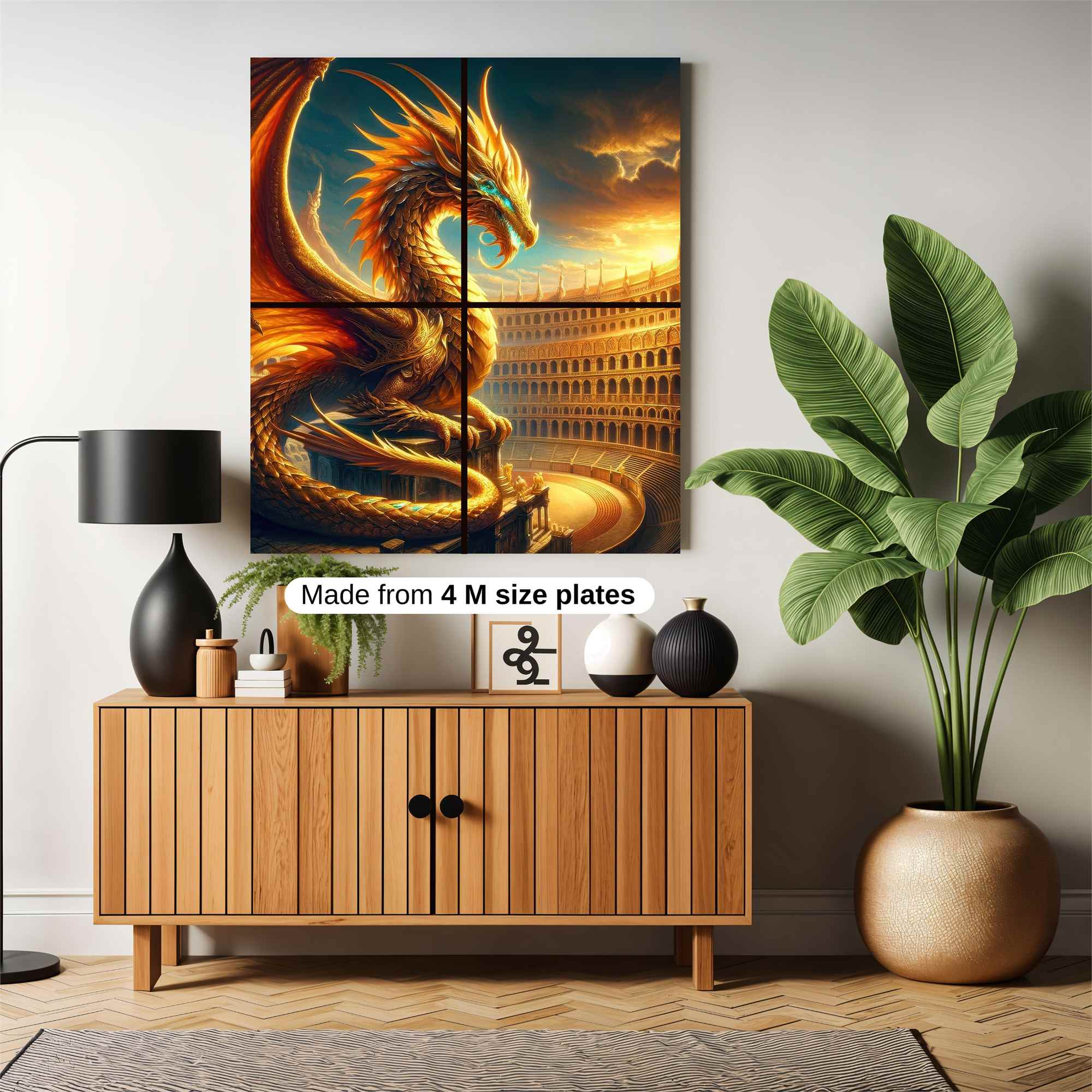 Golden Majesty Safe Wall Magnetic / M