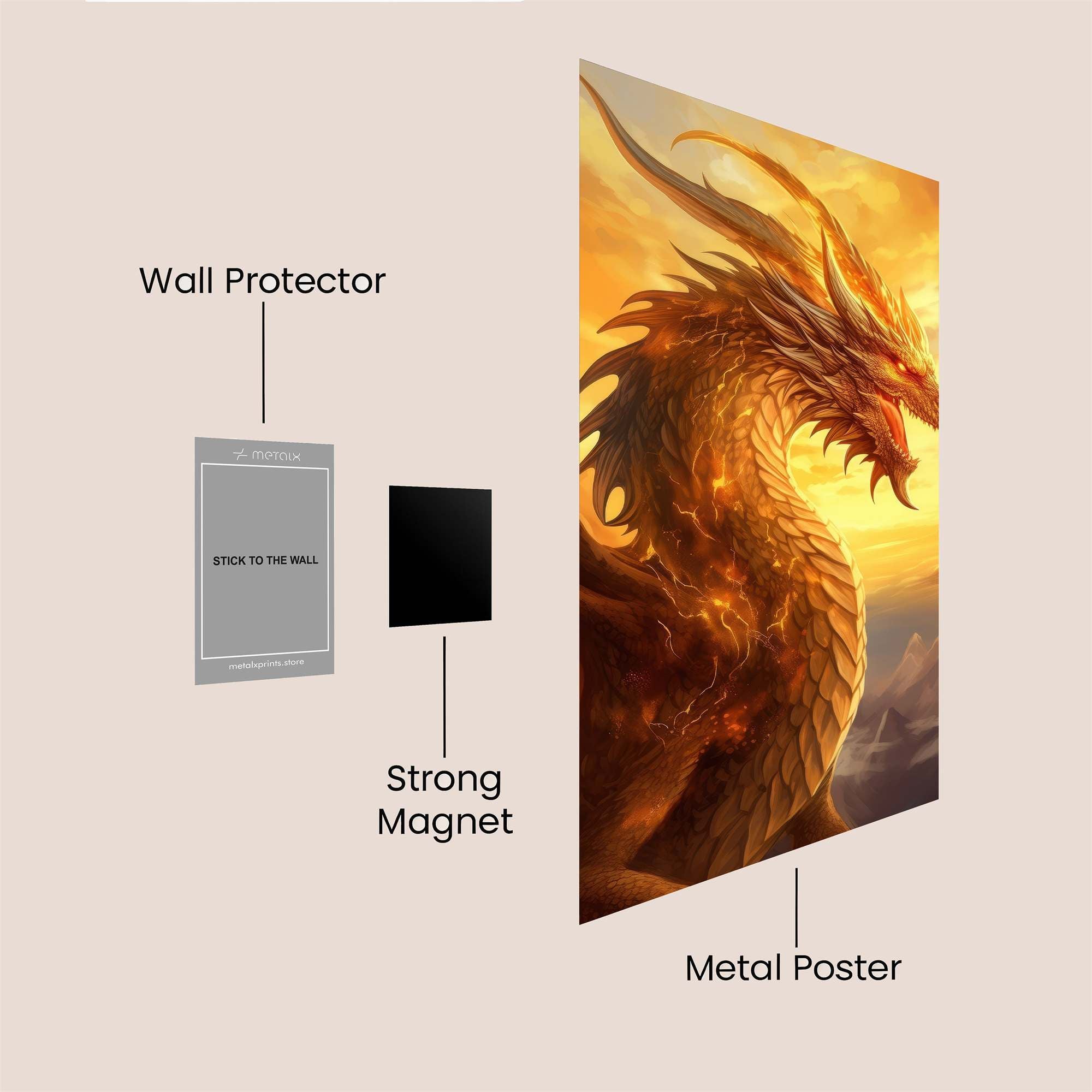 Dragon Radiance Safe Wall Magnetic / M