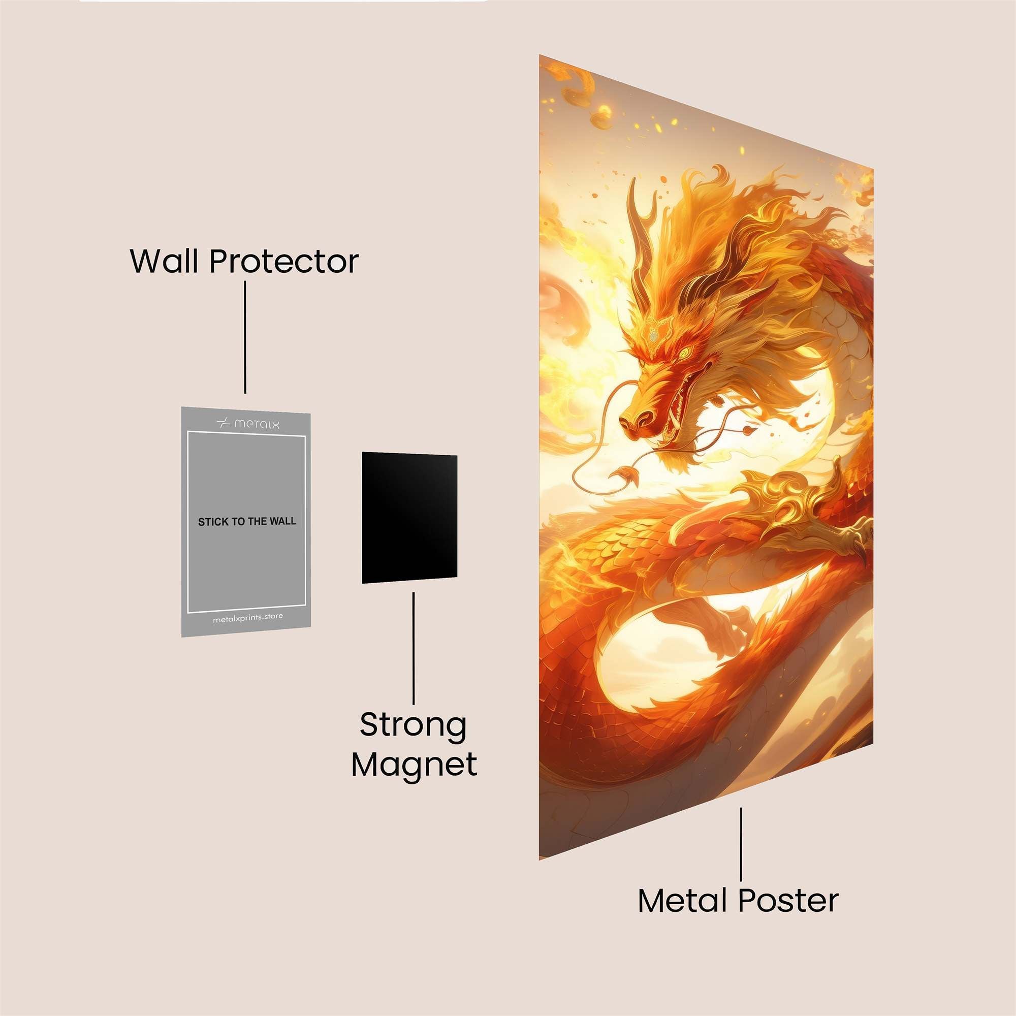 Dragon Radiance Safe Wall Magnetic / M
