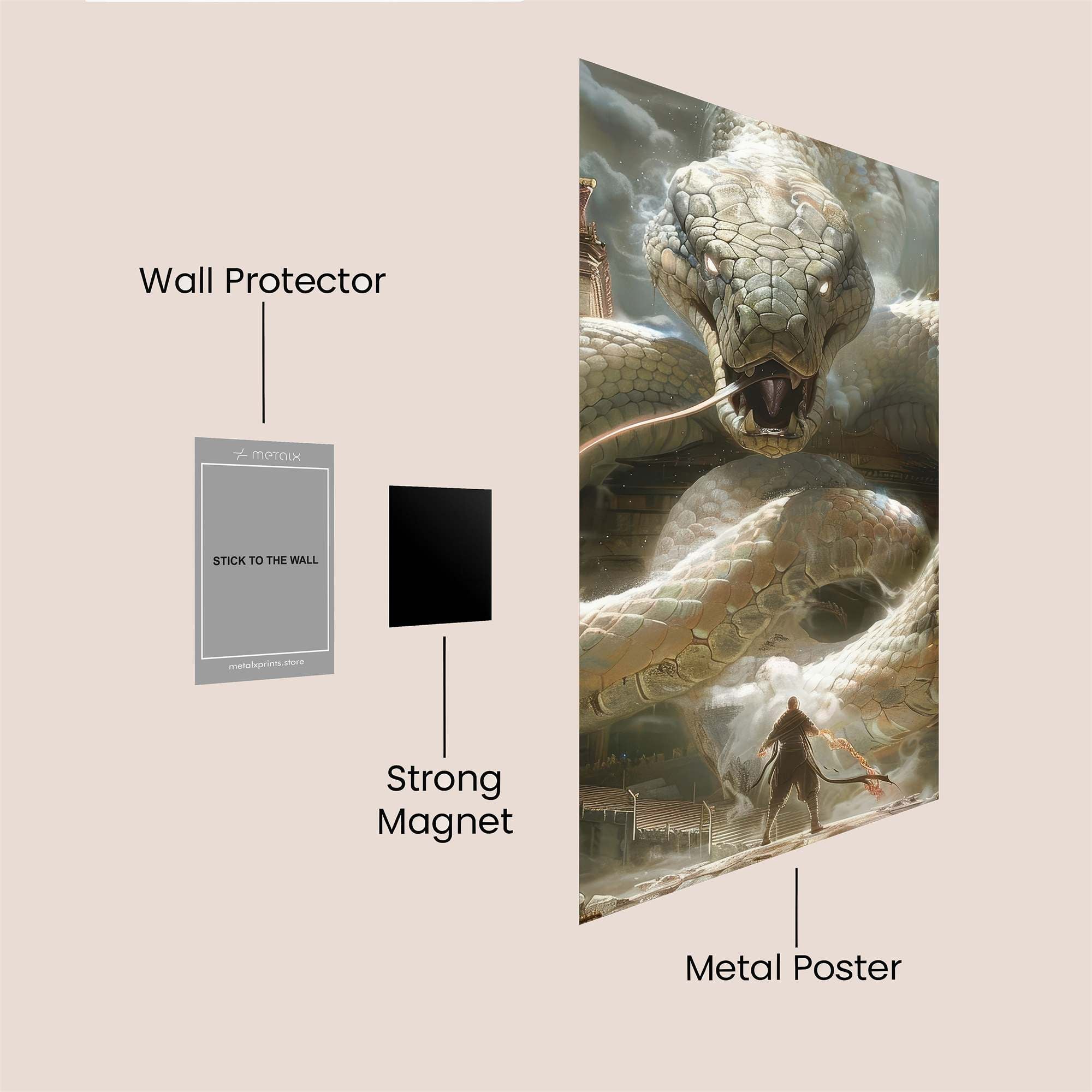 Serpent Fury Safe Wall Magnetic / M
