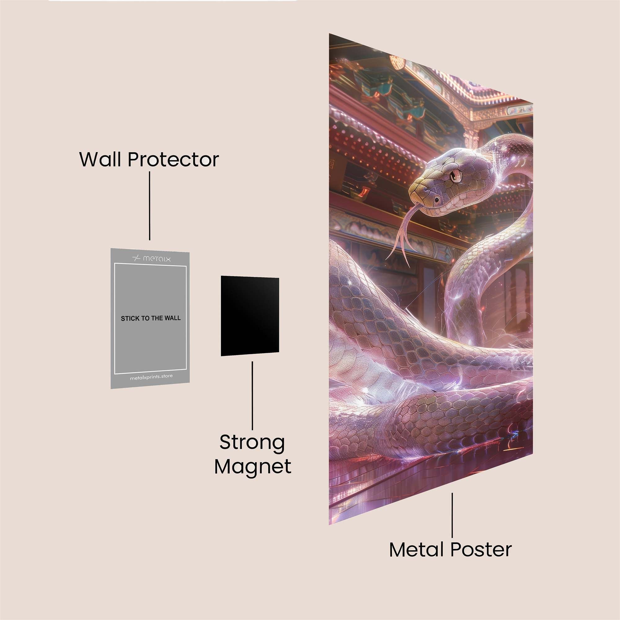 Serpentine Majesty Safe Wall Magnetic / M