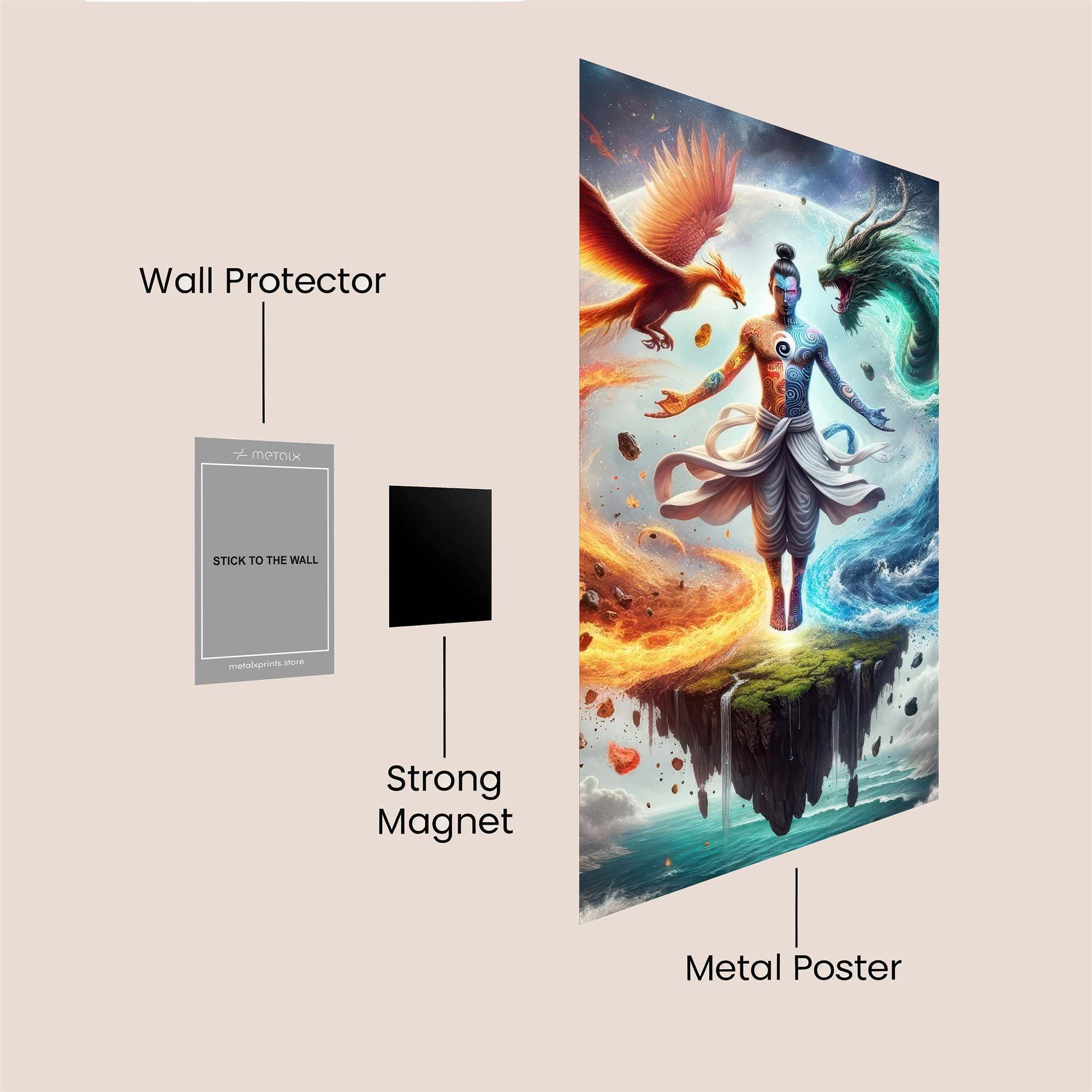 PhoenixHarmony Safe Wall Magnetic / M