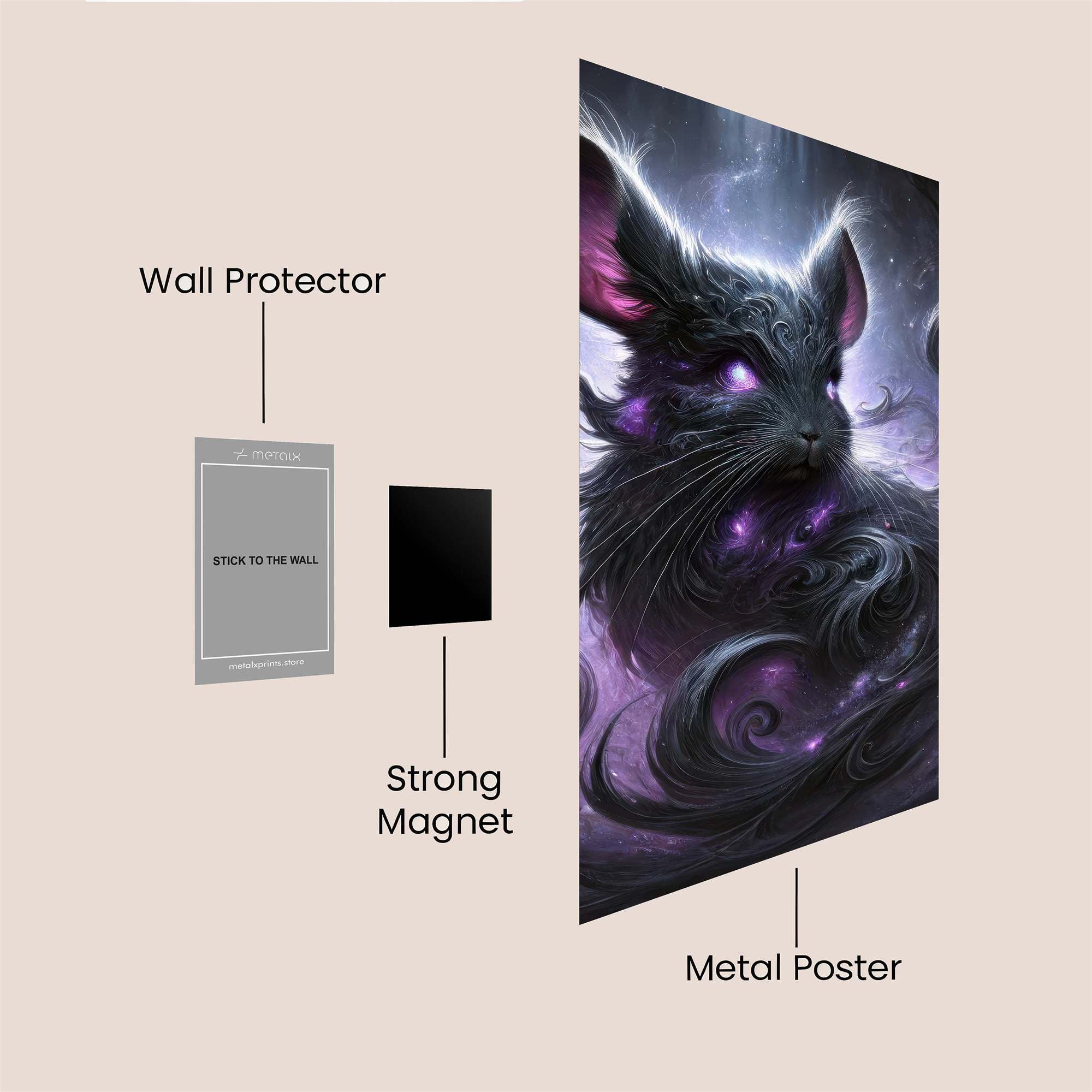 Mystic Mouse Safe Wall Magnetic / M