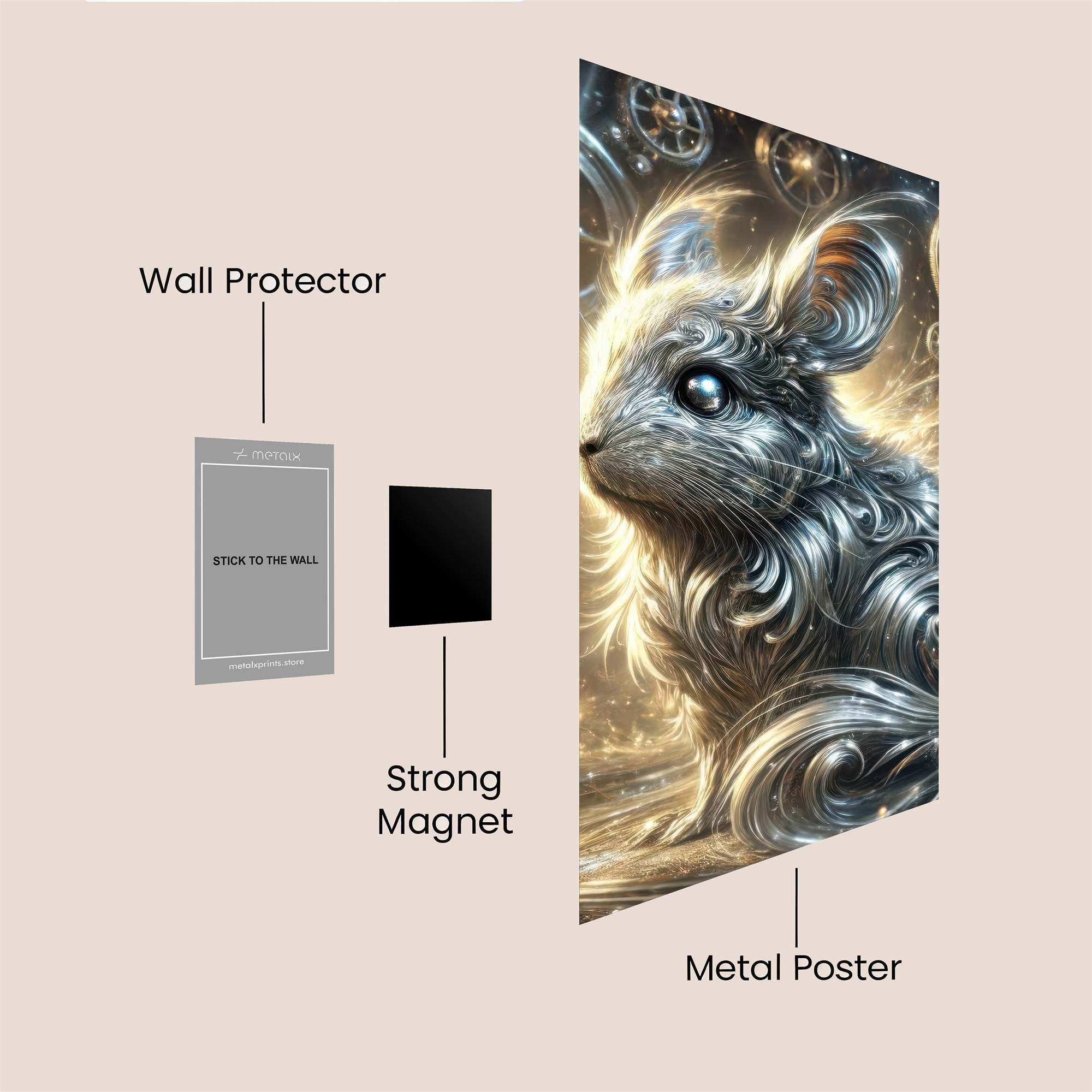 Cosmic Serenity Safe Wall Magnetic / M