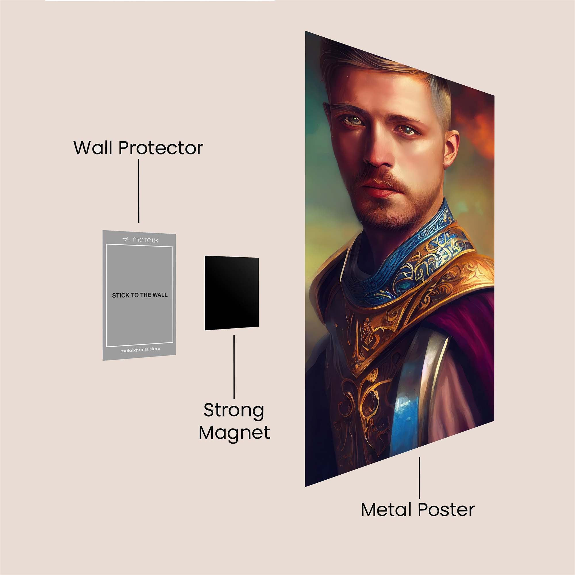 Knight Regal Safe Wall Magnetic / M