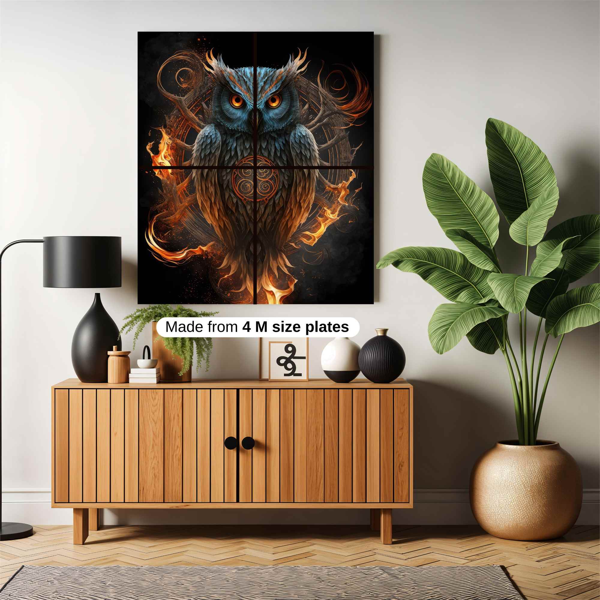 Owl Enigma Safe Wall Magnetic / M