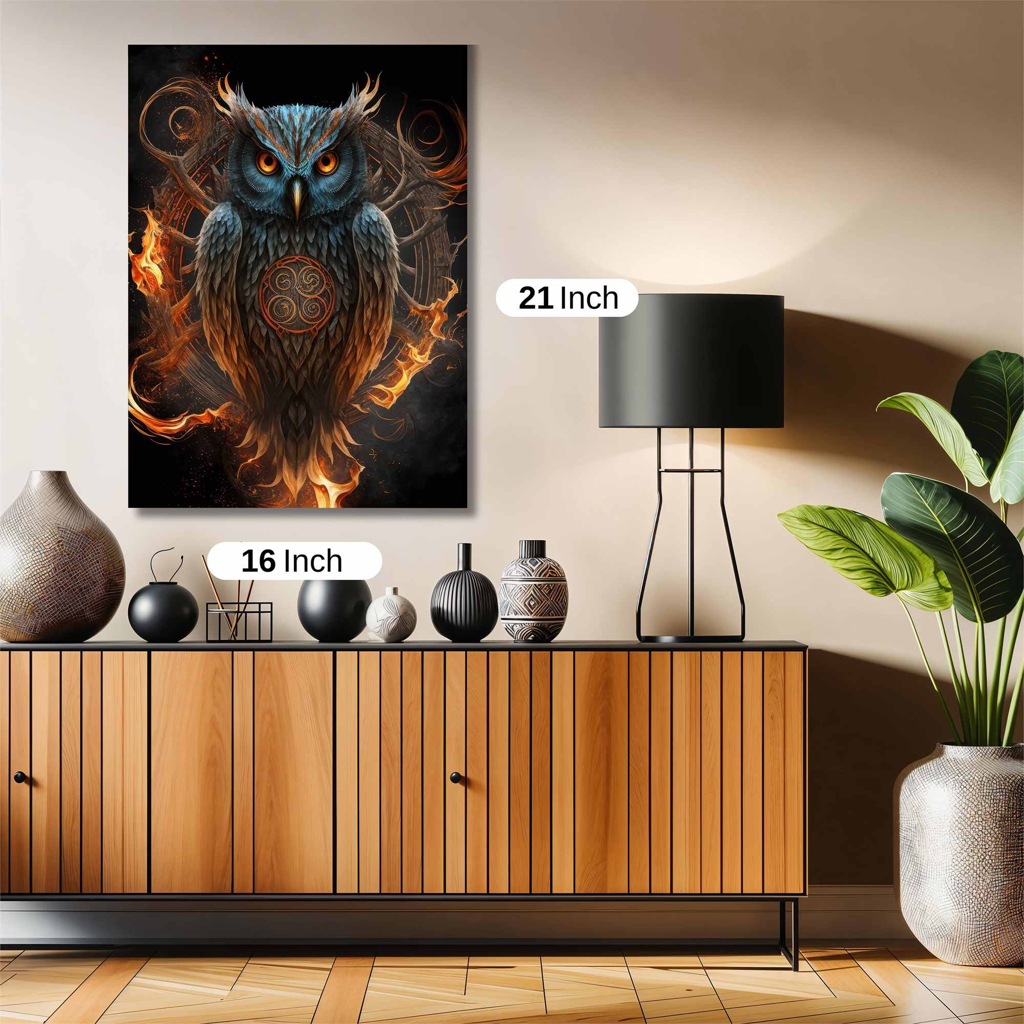 Owl Enigma Safe Wall Magnetic / M