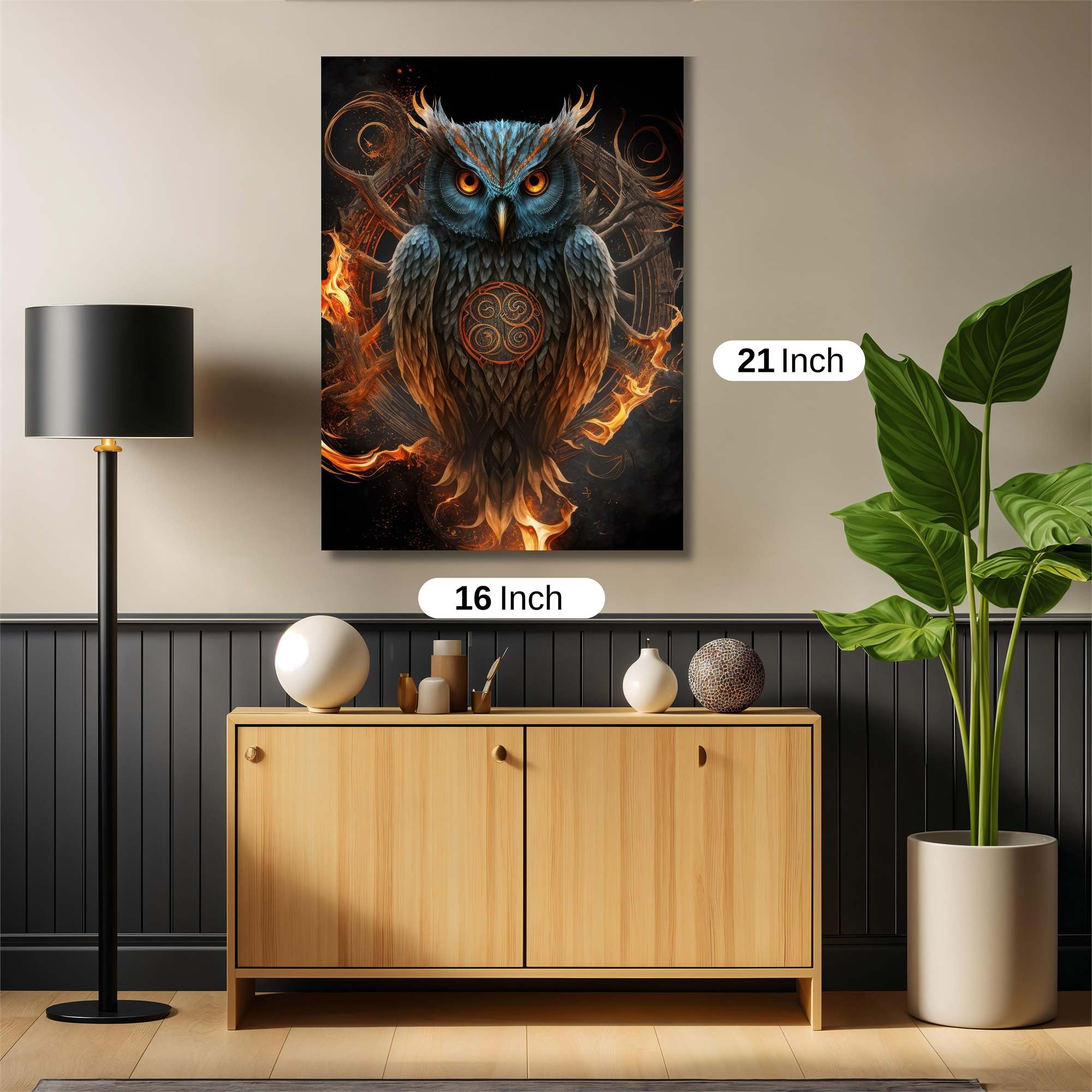 Owl Enigma Safe Wall Magnetic / M