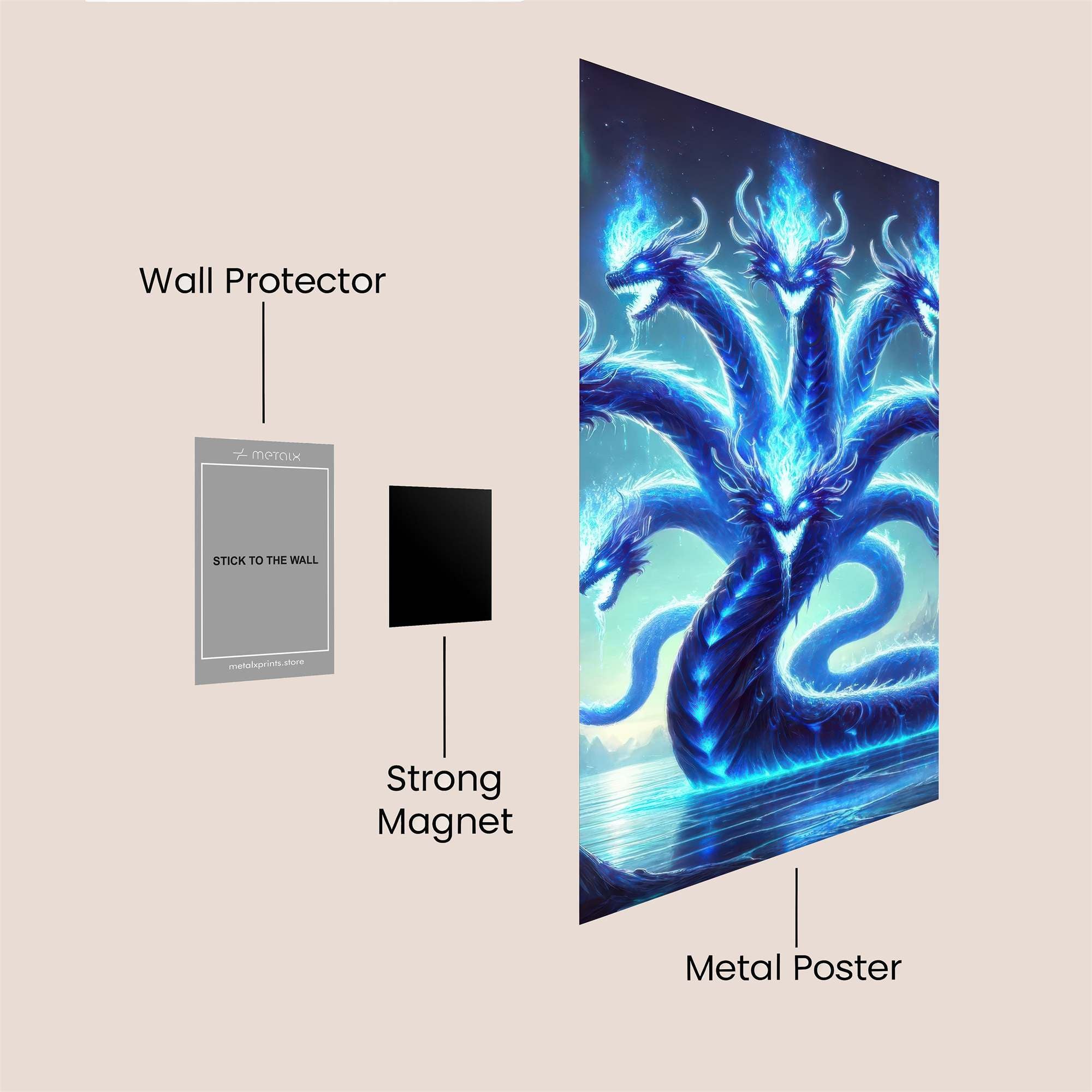 Hydra Majesty Safe Wall Magnetic / M