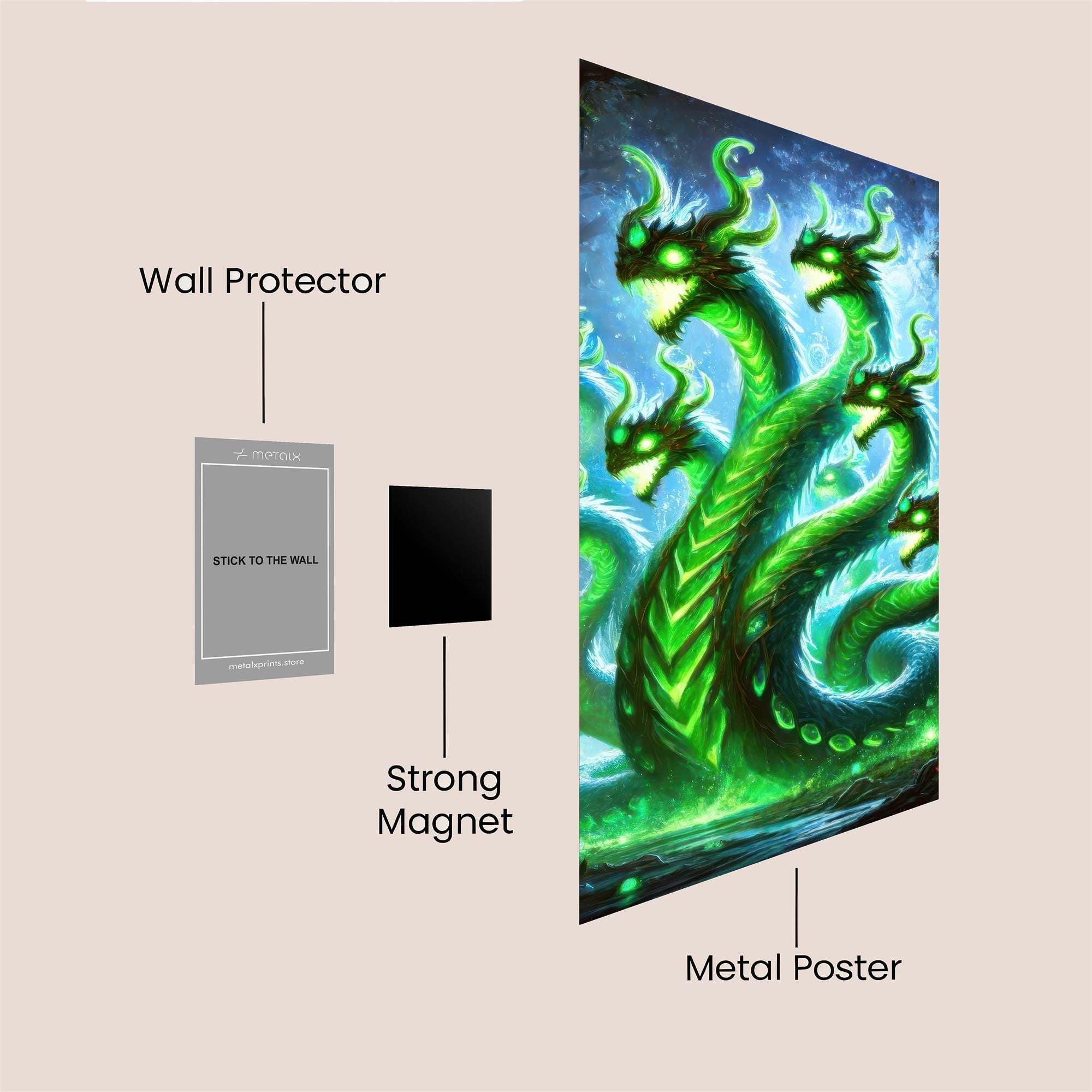 Hydra Enigma Safe Wall Magnetic / M