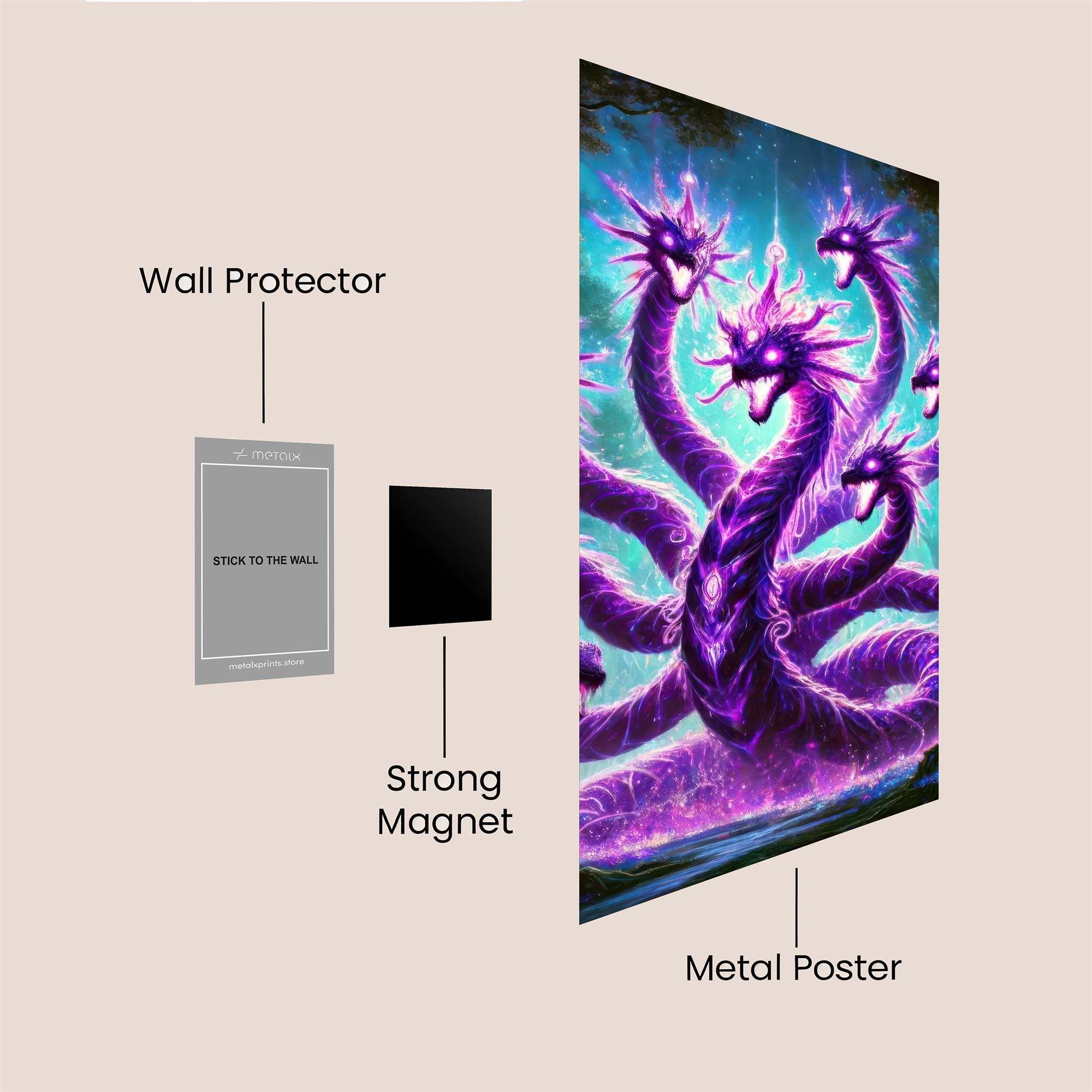 Hydra Enigma Safe Wall Magnetic / M