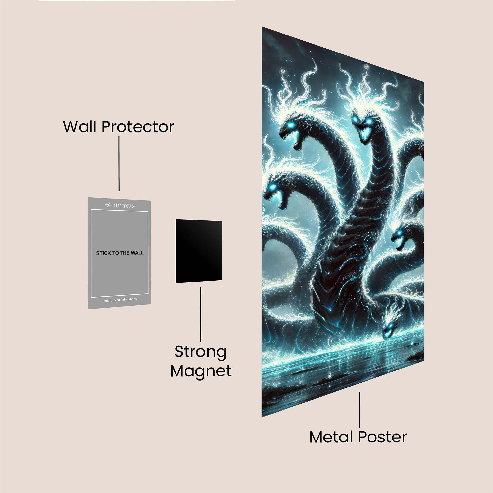 Hydra Enigmatic Safe Wall Magnetic / M