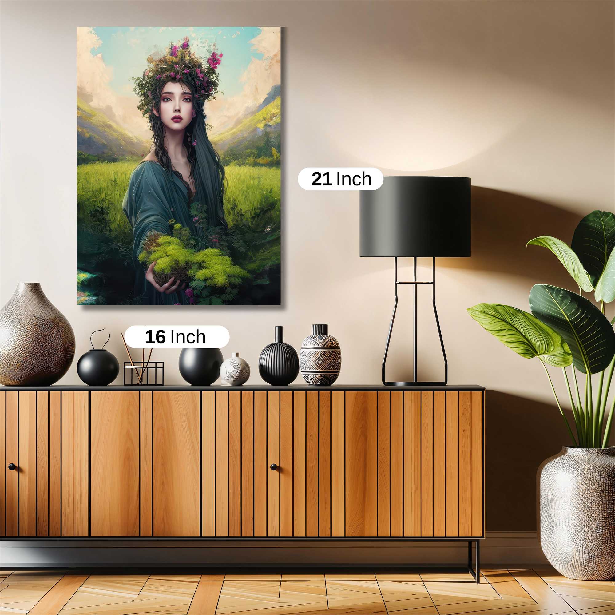 Floral Serenity Safe Wall Magnetic / M