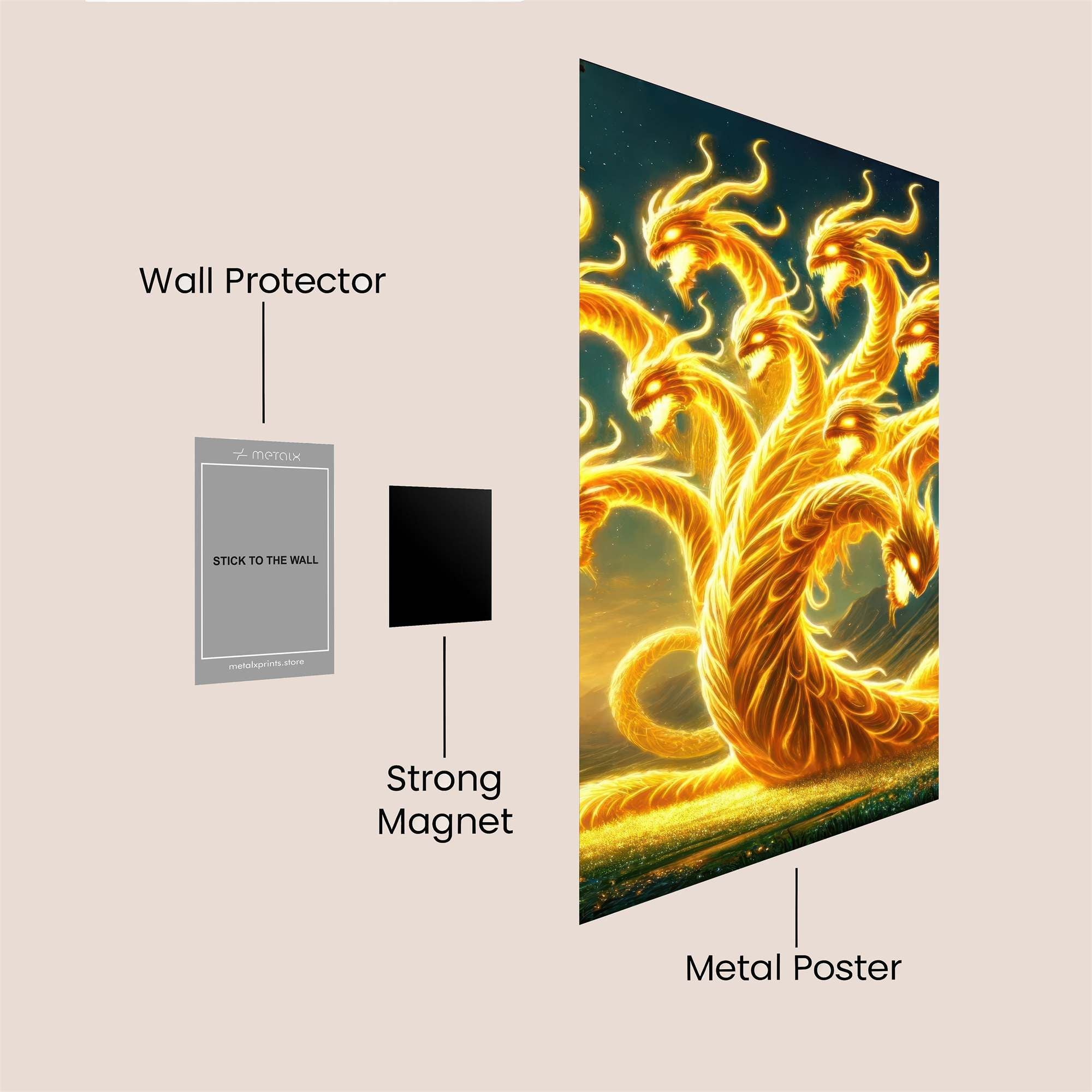 Hydra Majestic Safe Wall Magnetic / M