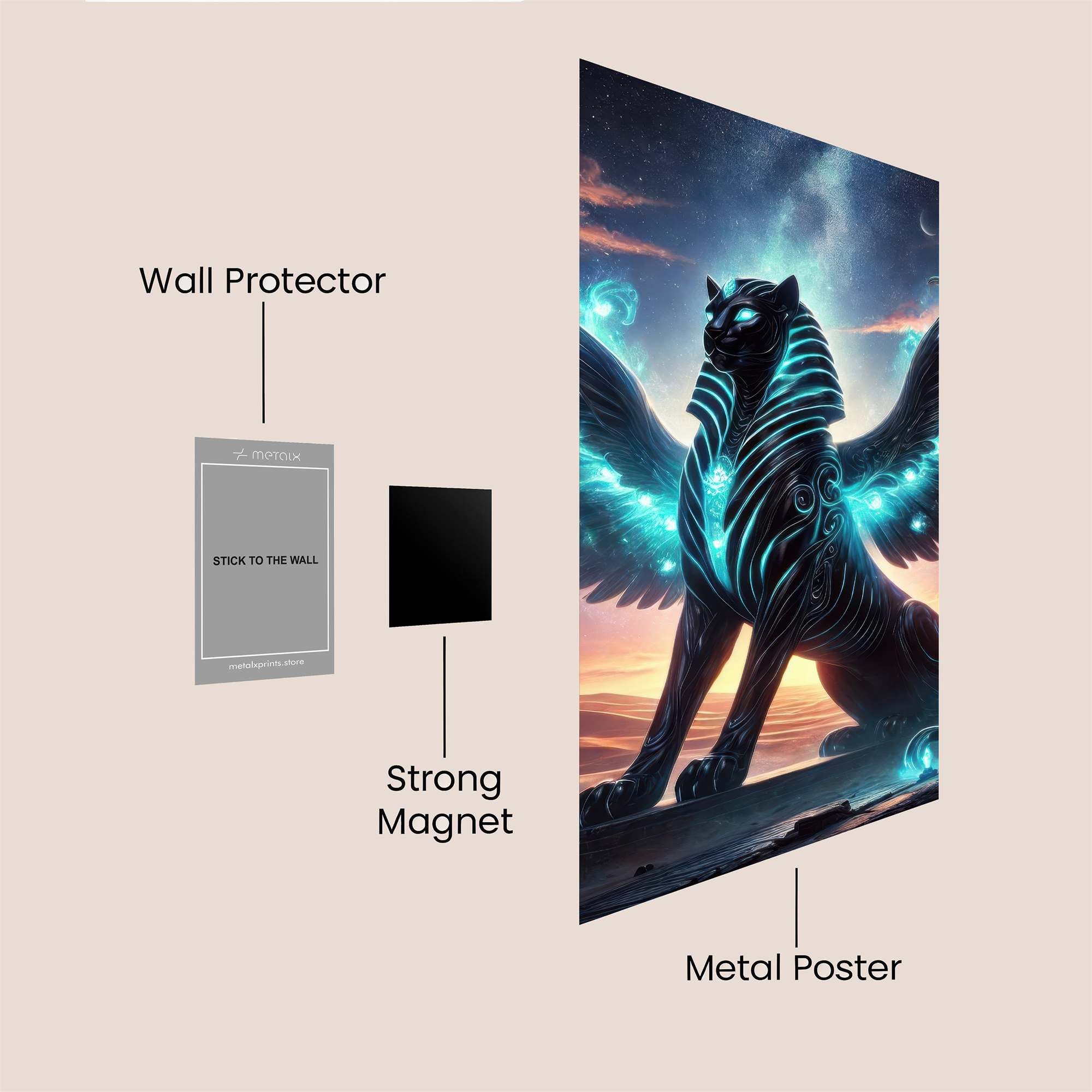 Sphinx Enigma Safe Wall Magnetic / M