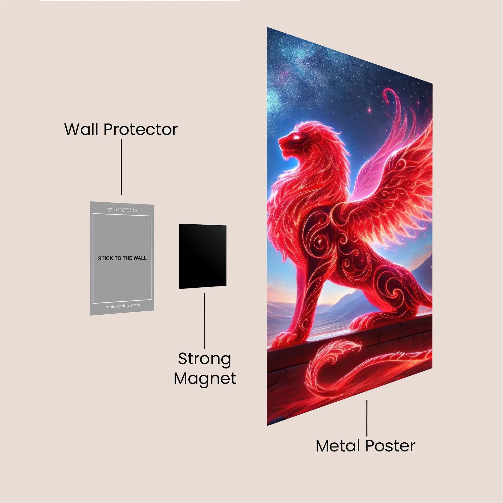 Phoenix Majestic Safe Wall Magnetic / M