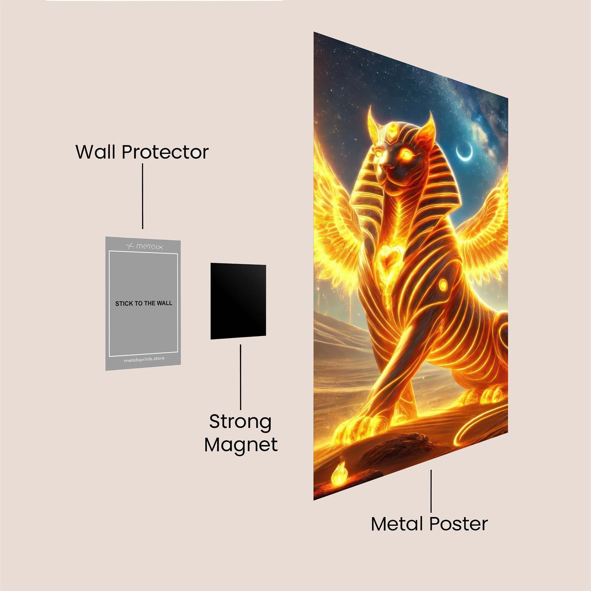 Sphinx Radiant Safe Wall Magnetic / M