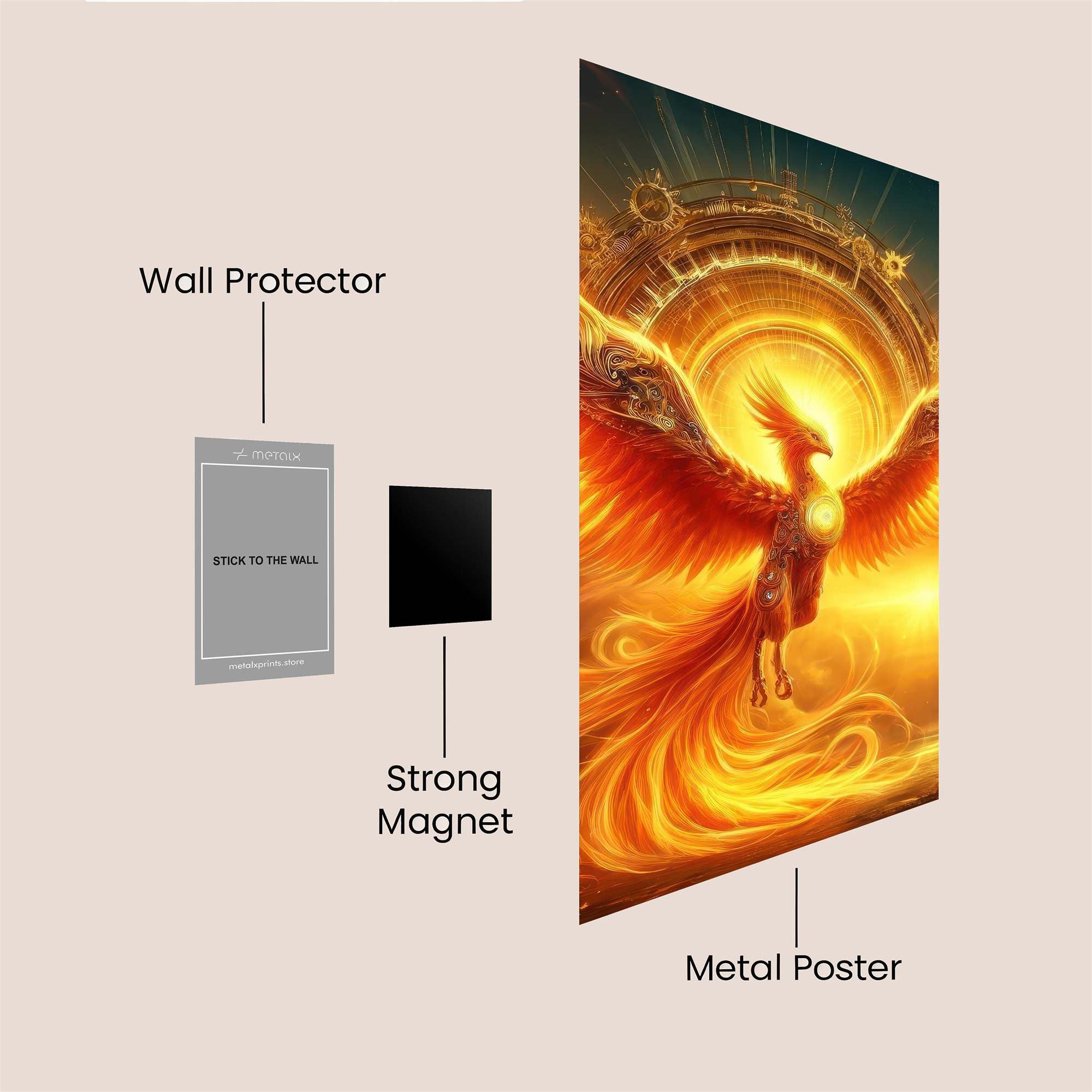Phoenix Radiant Safe Wall Magnetic / M
