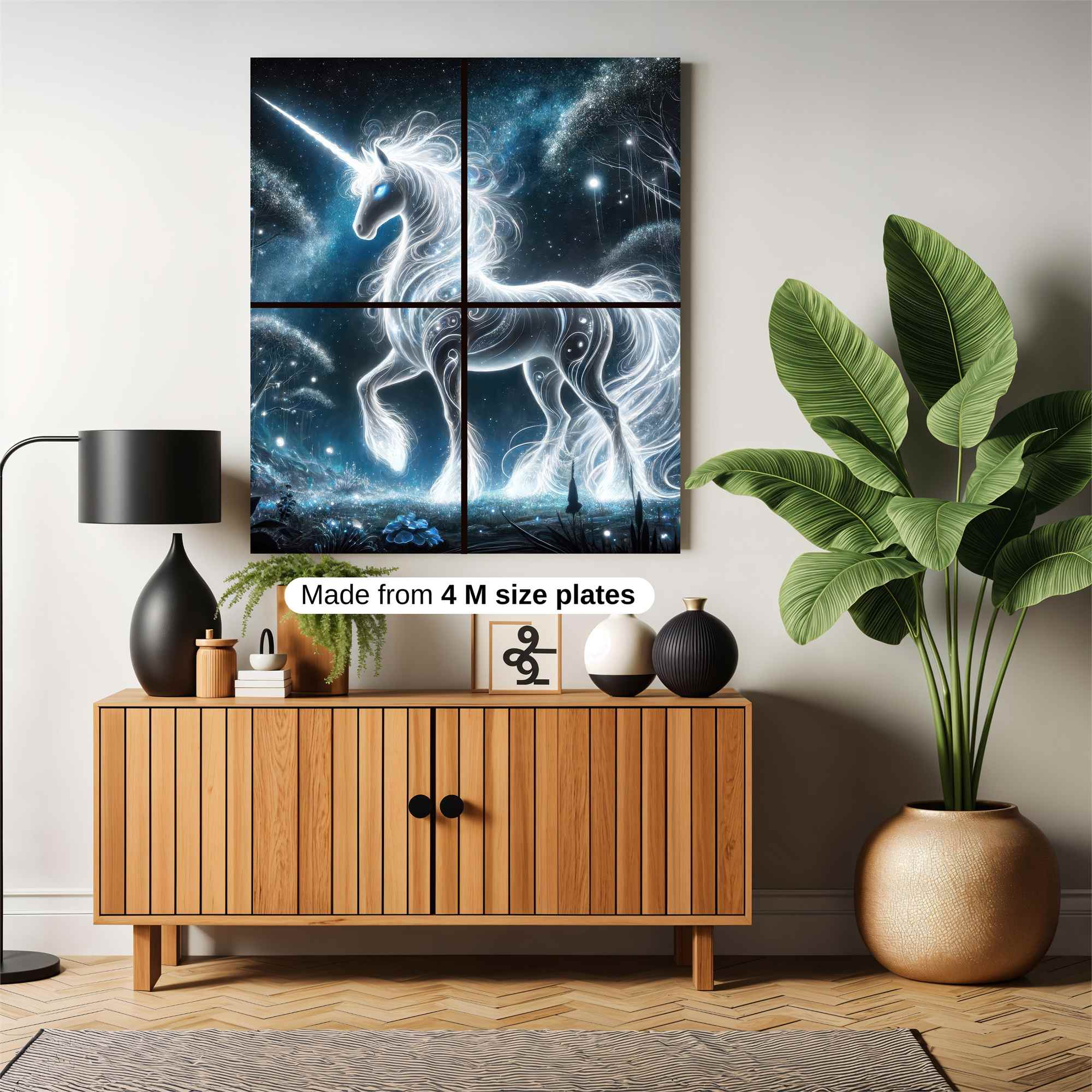 Luminous Unicorn Safe Wall Magnetic / M